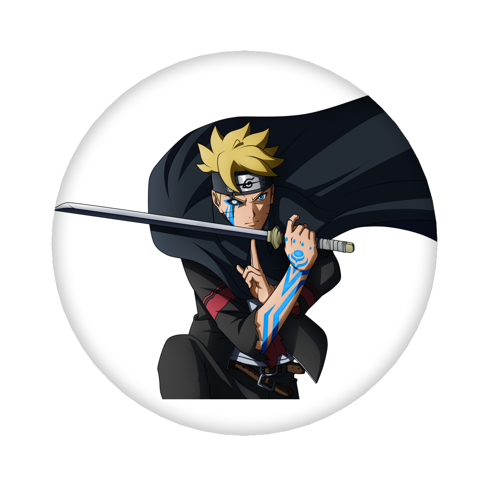 （画像用） NARUTO -ナルト- うずまき ボルト Uzumaki Boruto 6cm 缶バッジ 複数セット