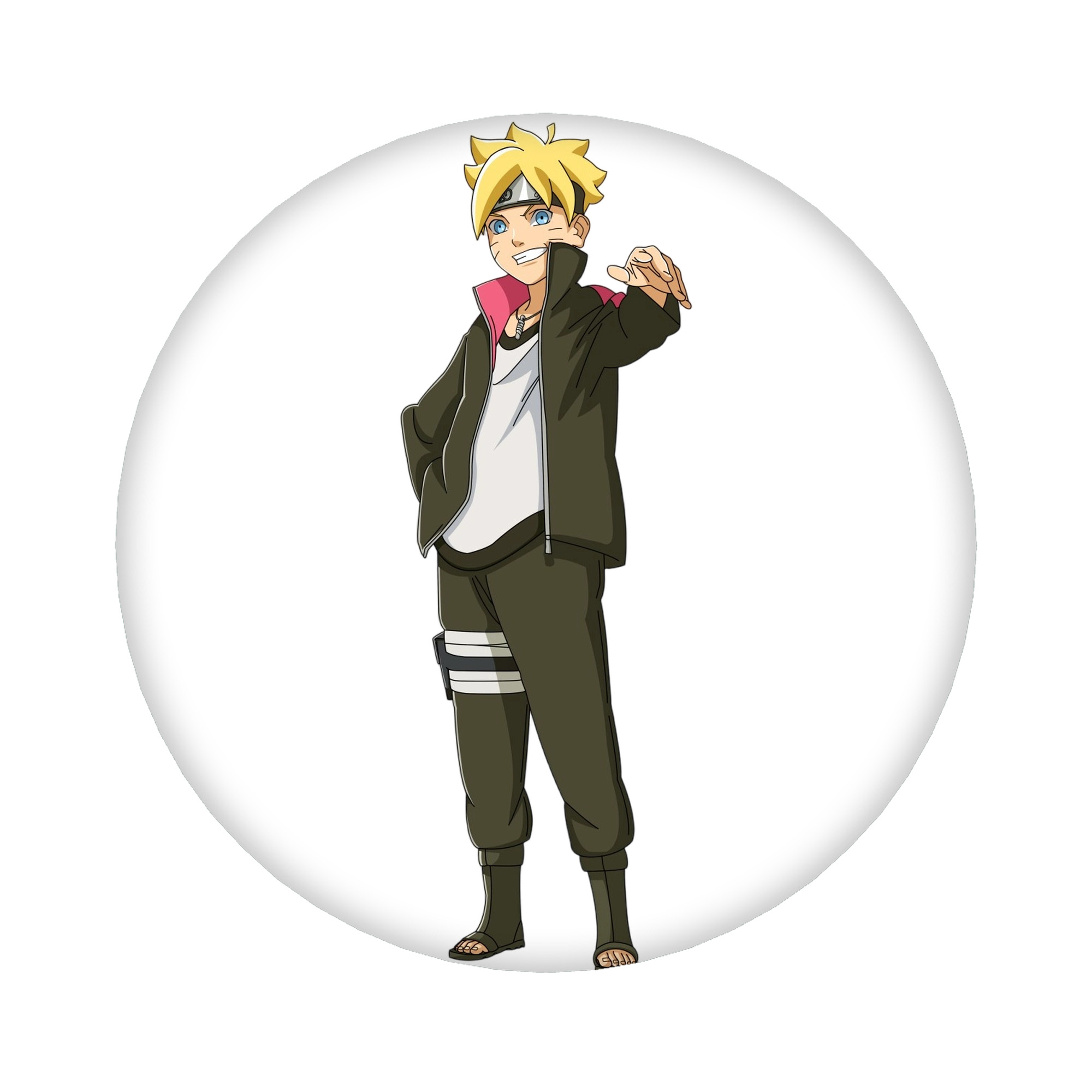 （画像用） NARUTO -ナルト- うずまき ボルト Uzumaki Boruto 6cm 缶バッジ 複数セット