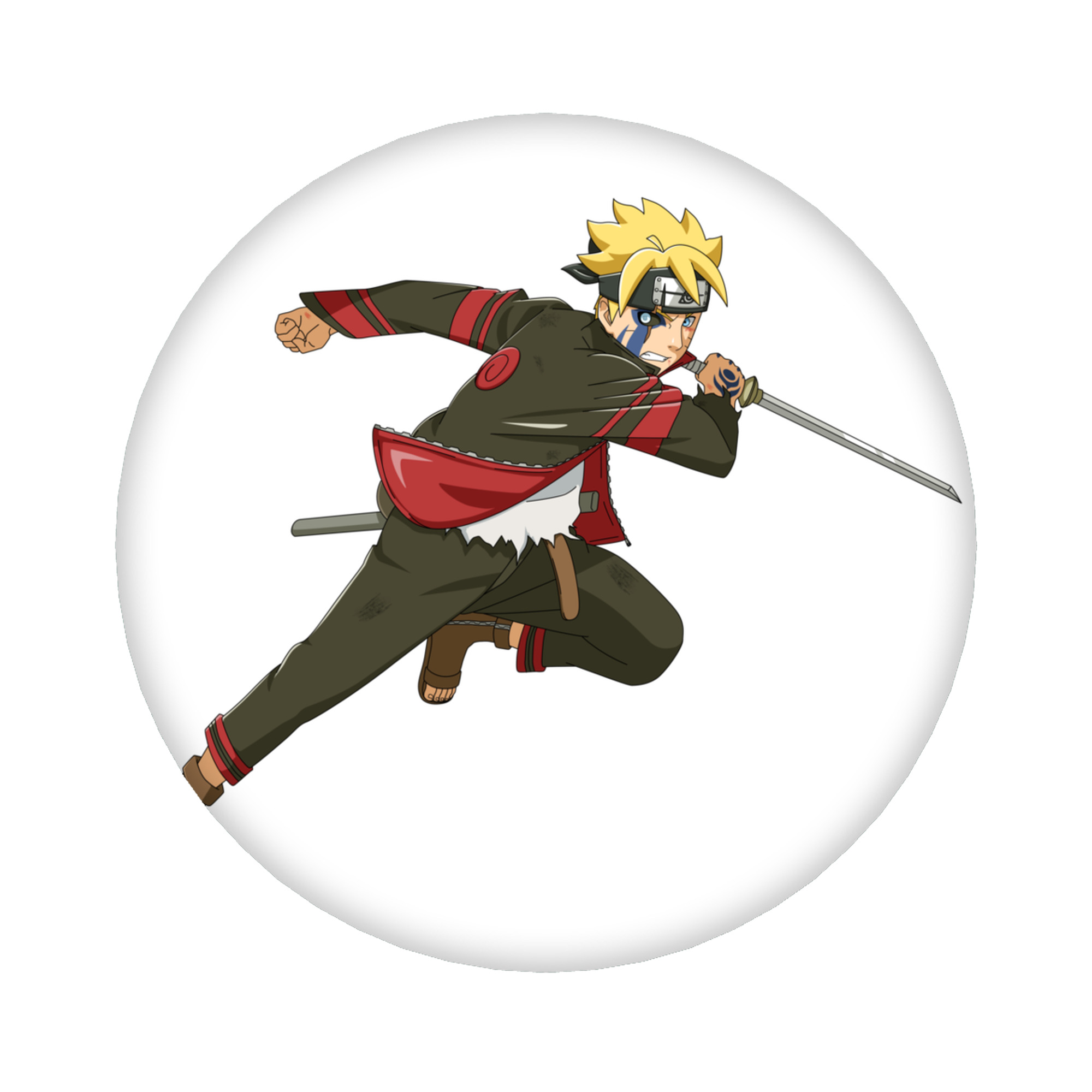 （画像用） NARUTO -ナルト- うずまき ボルト Uzumaki Boruto 6cm 缶バッジ 複数セット