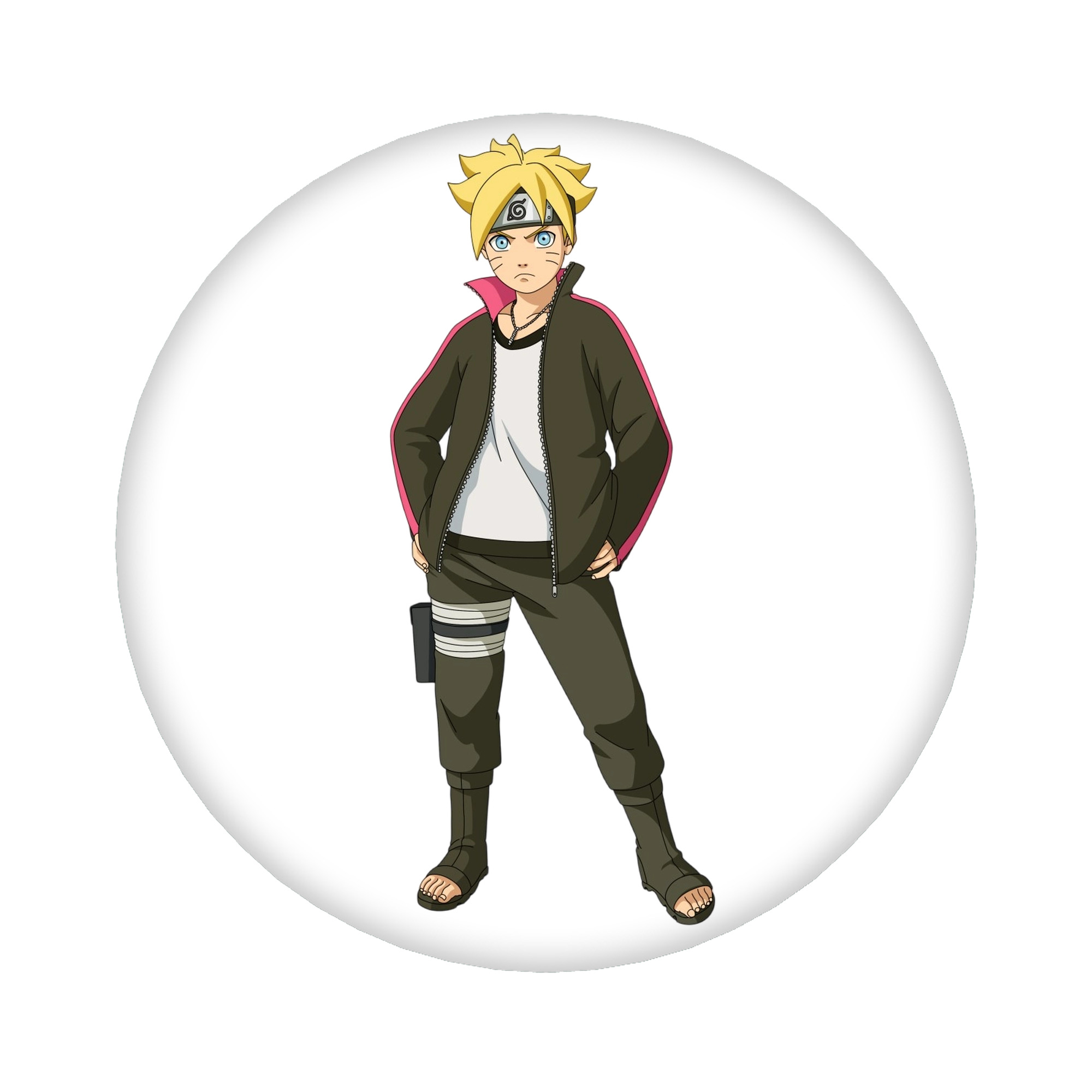 （画像用） NARUTO -ナルト- うずまき ボルト Uzumaki Boruto 6cm 缶バッジ 複数セット