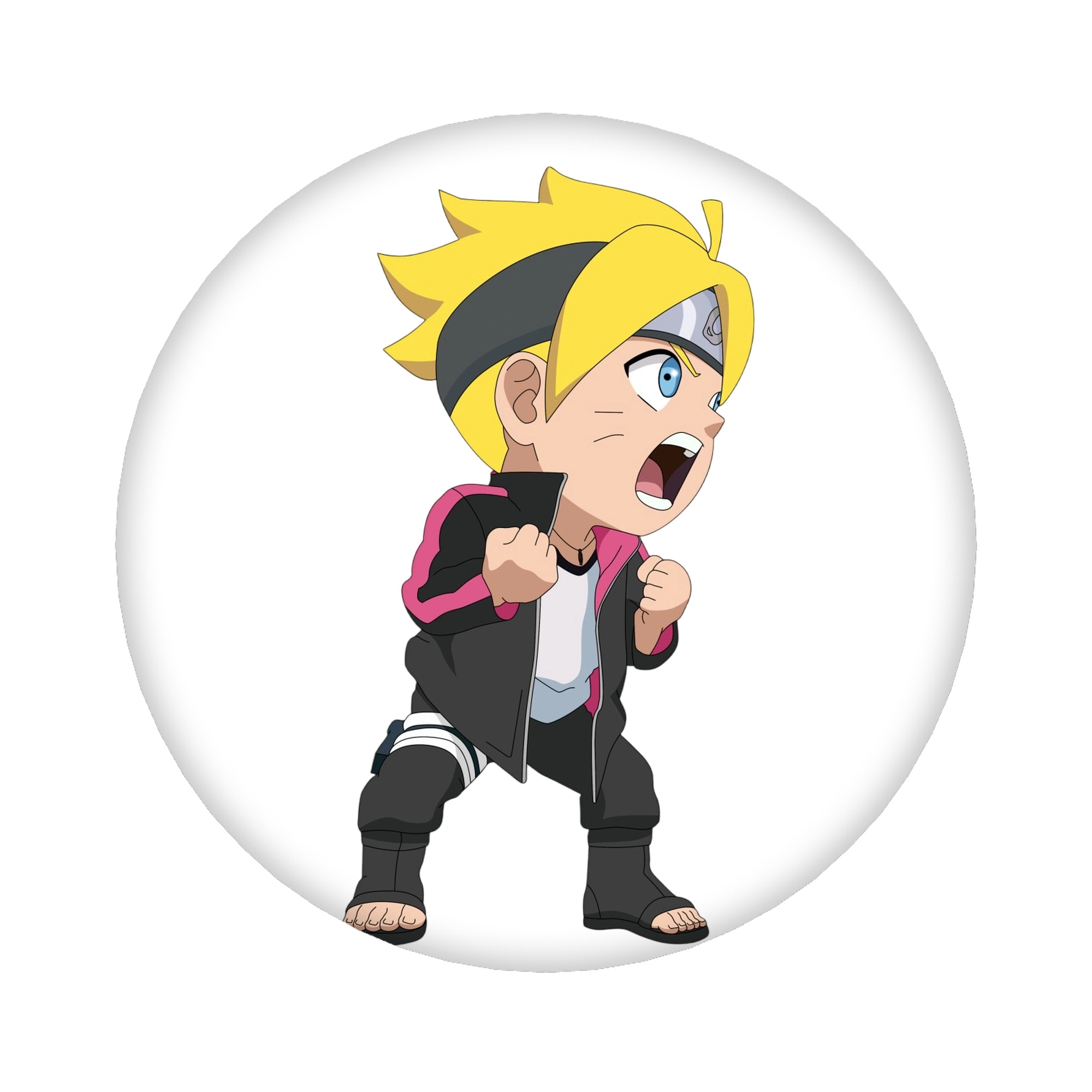（画像用） NARUTO -ナルト- うずまき ボルト Uzumaki Boruto 6cm 缶バッジ 複数セット