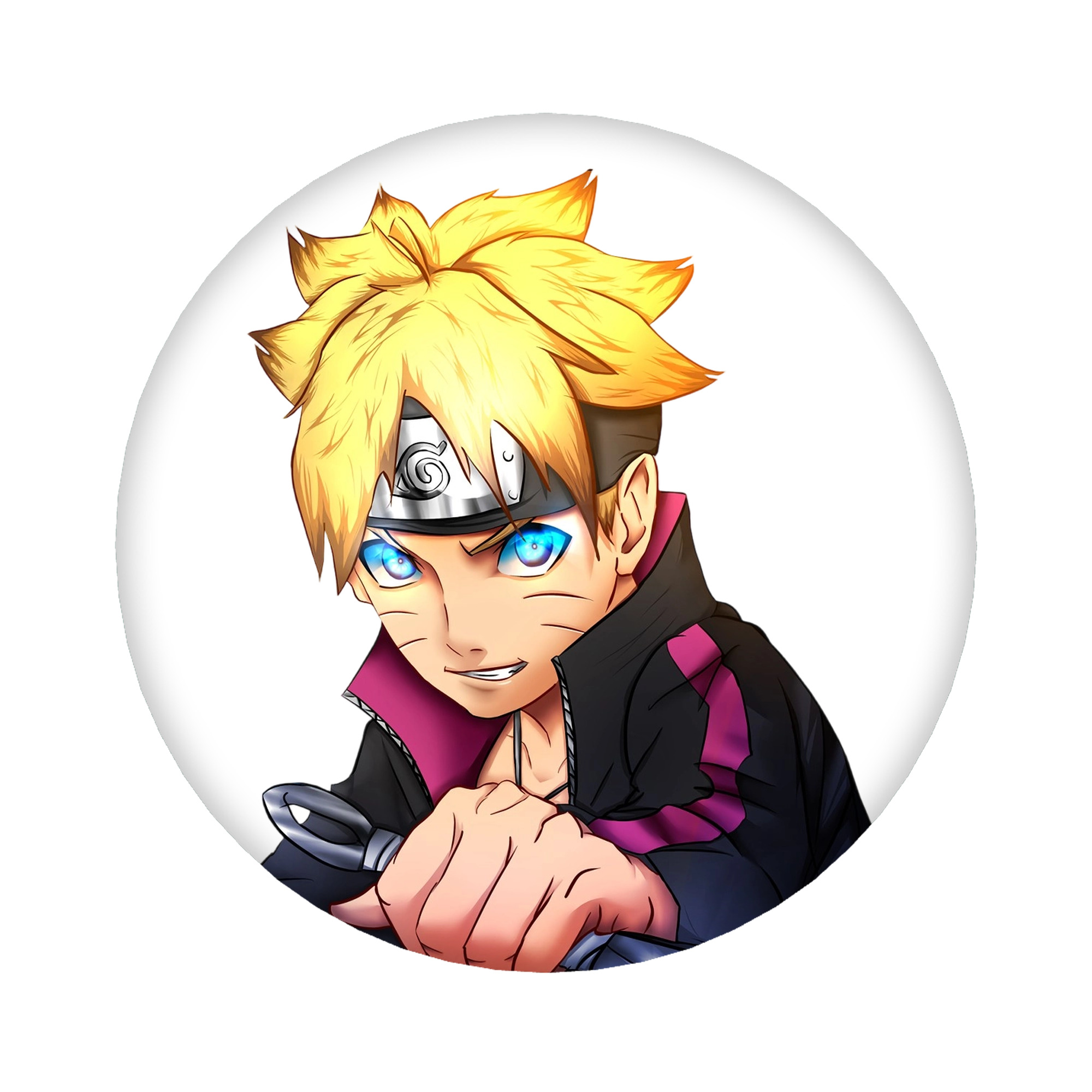 （画像用） NARUTO -ナルト- うずまき ボルト Uzumaki Boruto 6cm 缶バッジ 複数セット