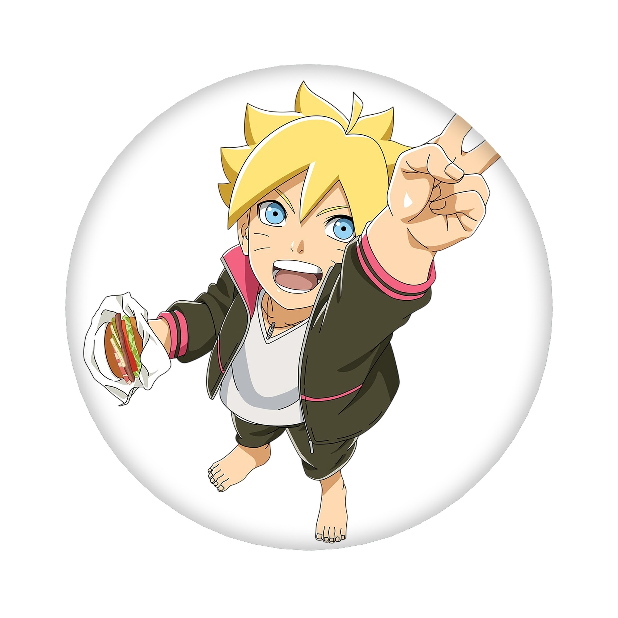 （画像用） NARUTO -ナルト- うずまき ボルト Uzumaki Boruto 6cm 缶バッジ 複数セット