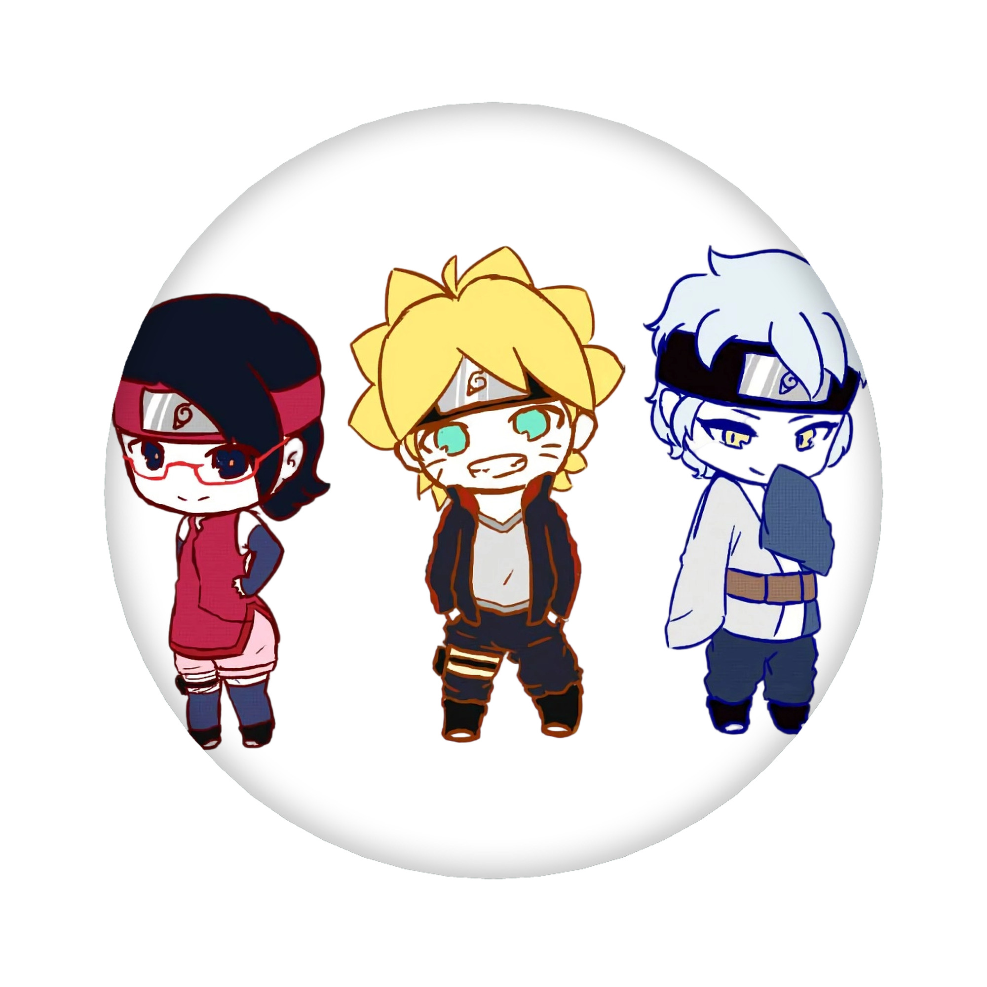 （画像用） NARUTO -ナルト- うずまき ボルト Uzumaki Boruto 6cm 缶バッジ 複数セット