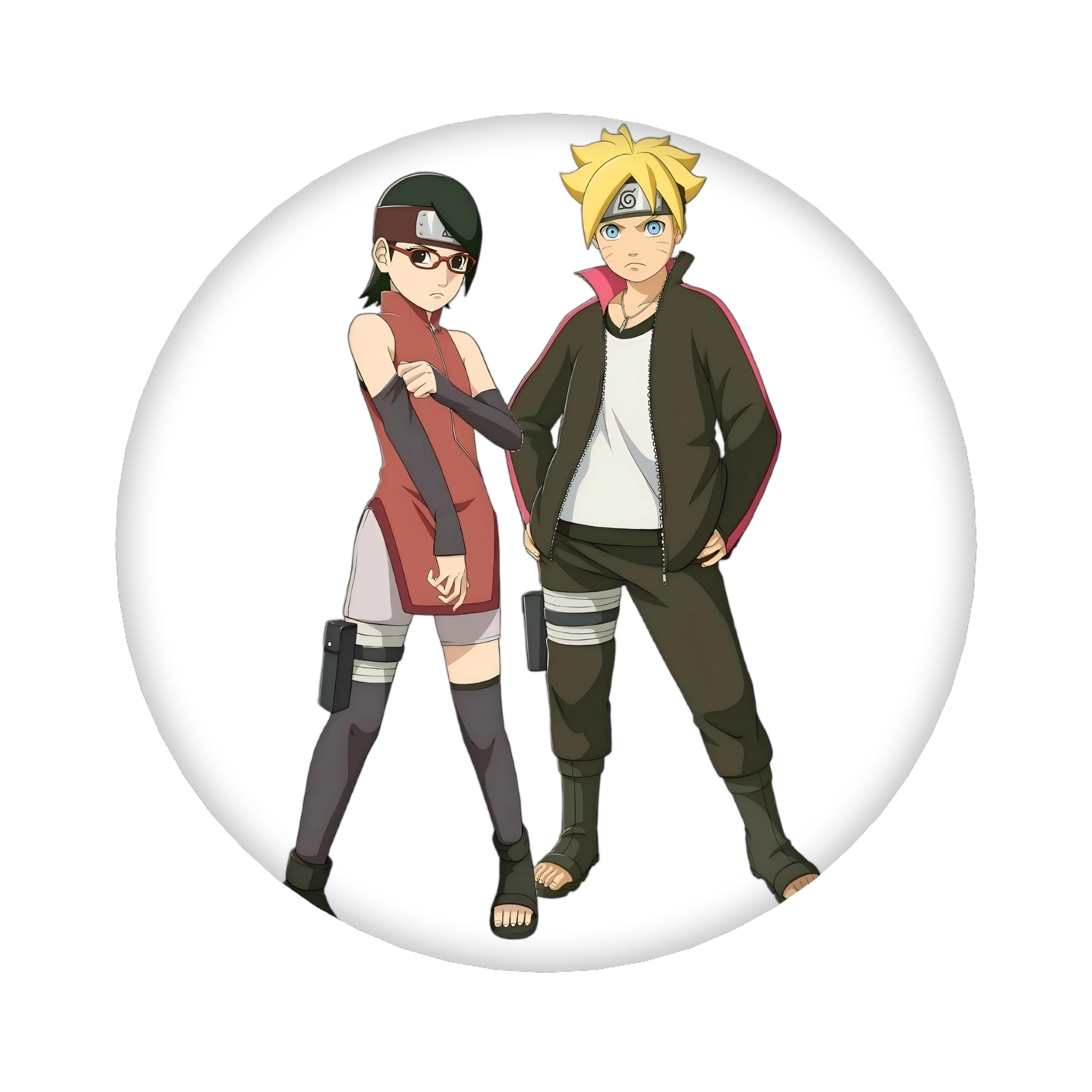 （画像用） NARUTO -ナルト- うずまき ボルト Uzumaki Boruto 6cm 缶バッジ 複数セット