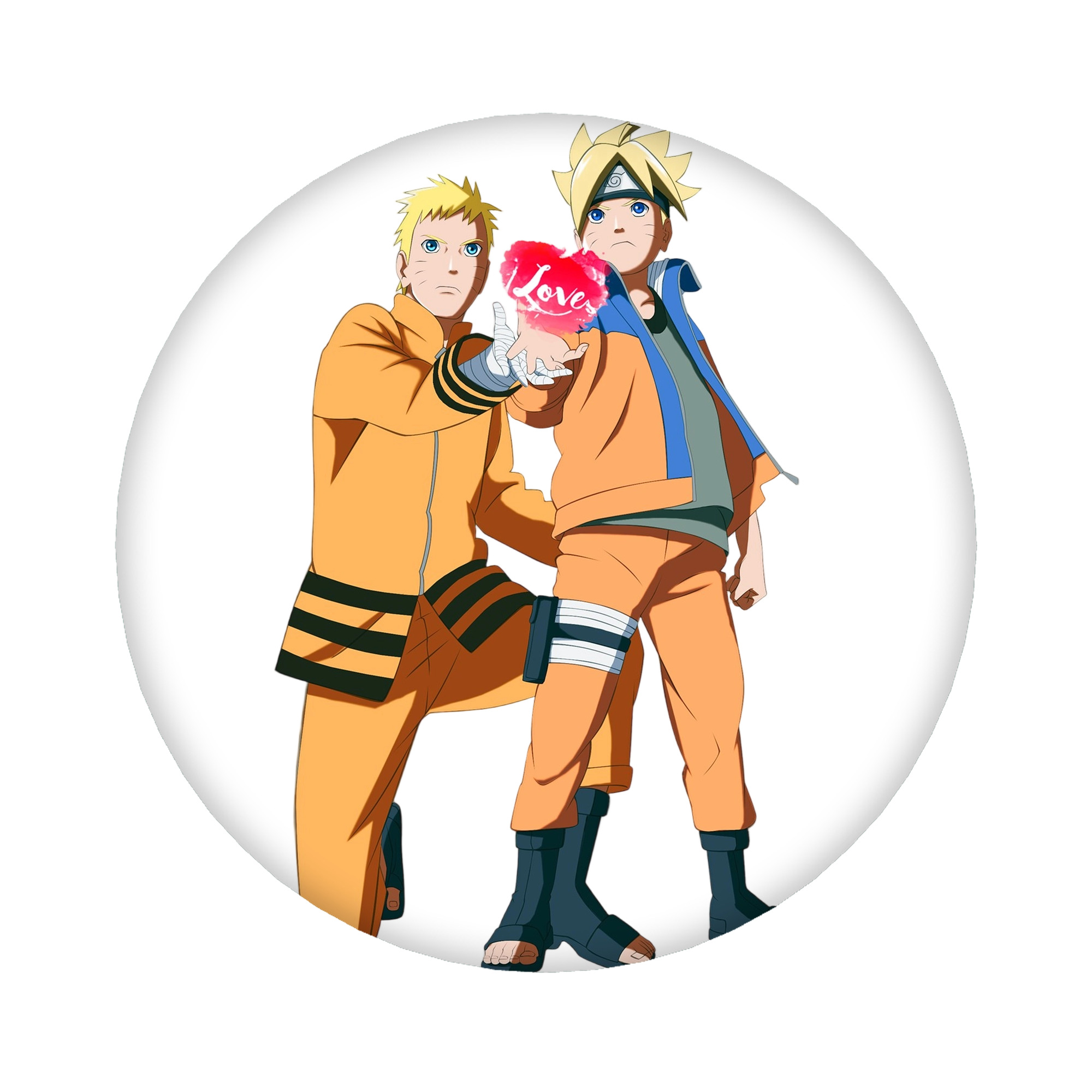 （画像用） NARUTO -ナルト- うずまき ボルト Uzumaki Boruto 6cm 缶バッジ 複数セット