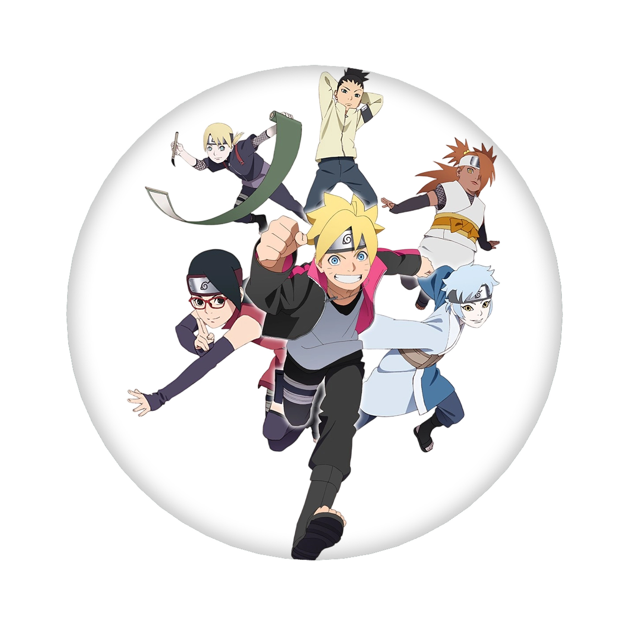 （画像用） NARUTO -ナルト- うずまき ボルト Uzumaki Boruto 6cm 缶バッジ 複数セット