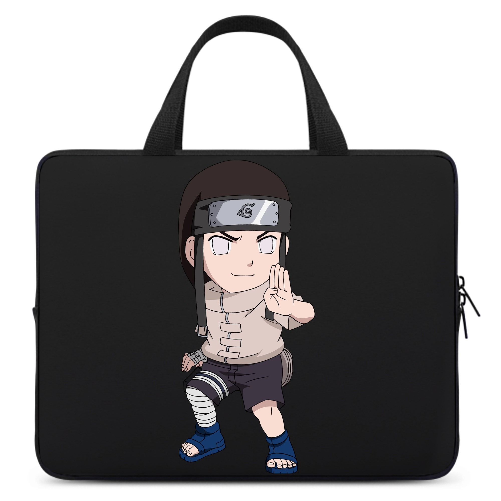 （画像用） NARUTO -ナルト- 日向ネジ Hyūga Neji 手提げノートパソコンバッグ