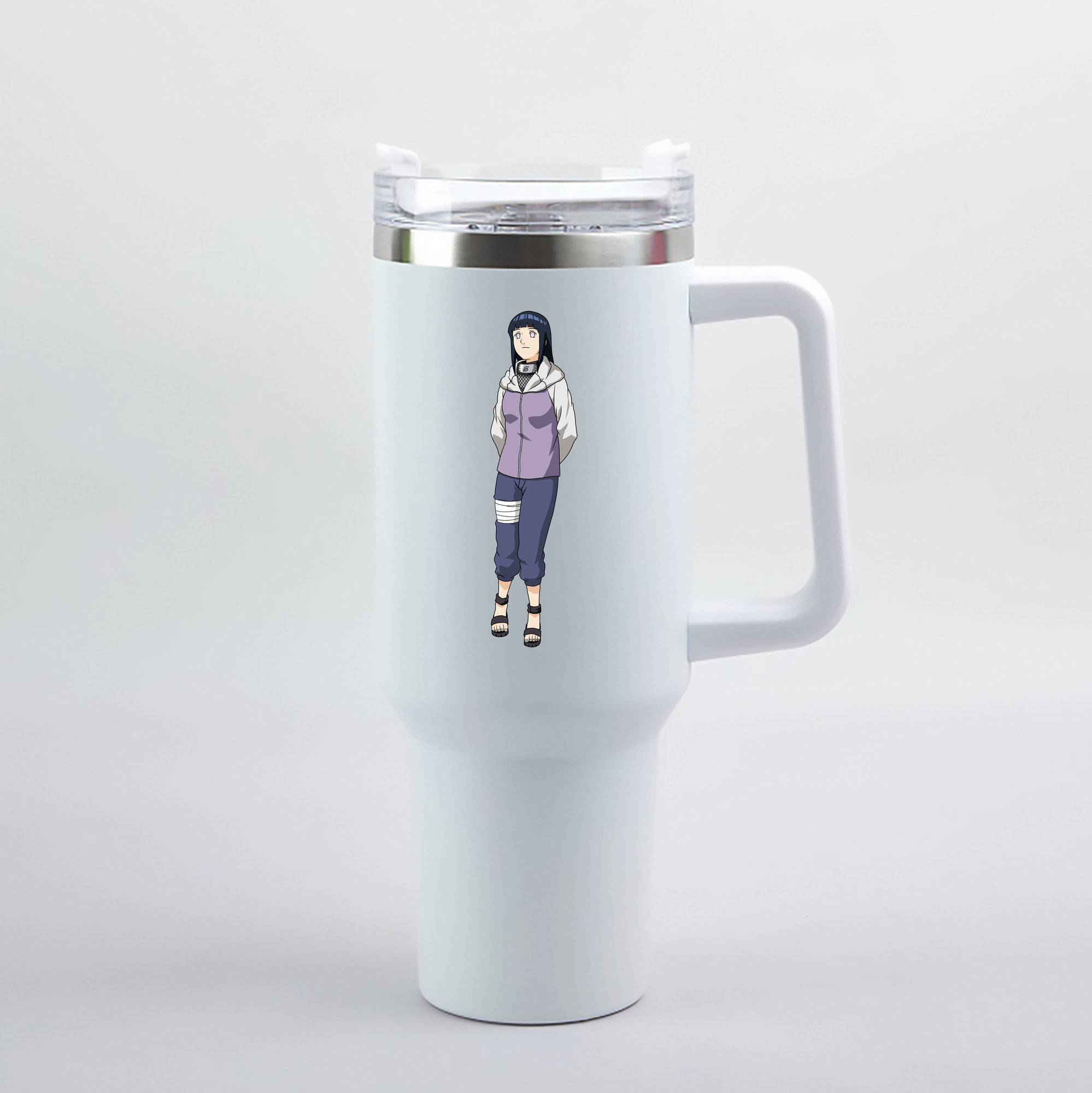 （画像用） NARUTO -ナルト- 日向ヒナタ Hyūga Hinata 1200mL車用タンブラー（カラープリント）