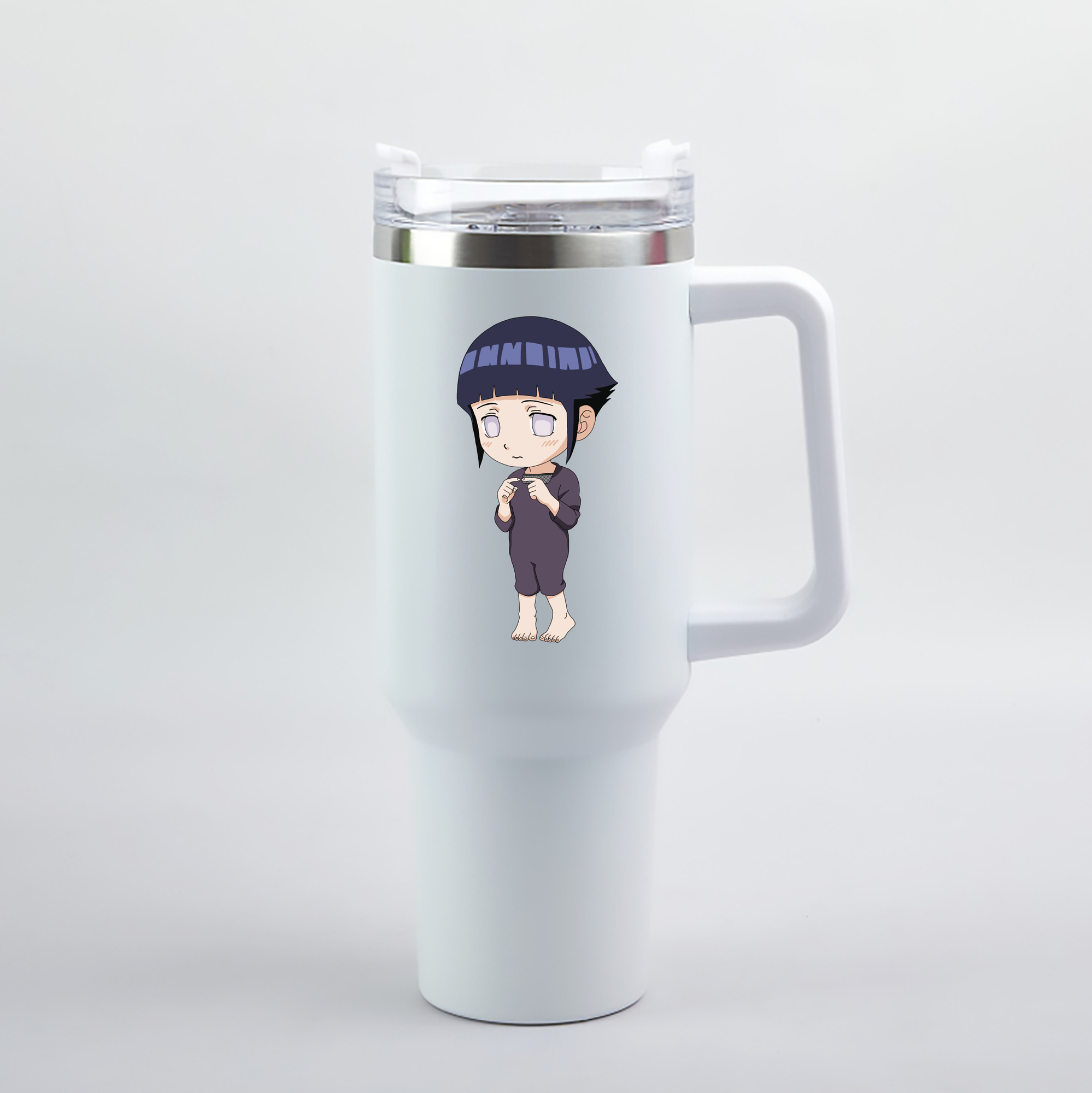 （画像用） NARUTO -ナルト- 日向ヒナタ Hyūga Hinata 1200mL車用タンブラー（カラープリント）