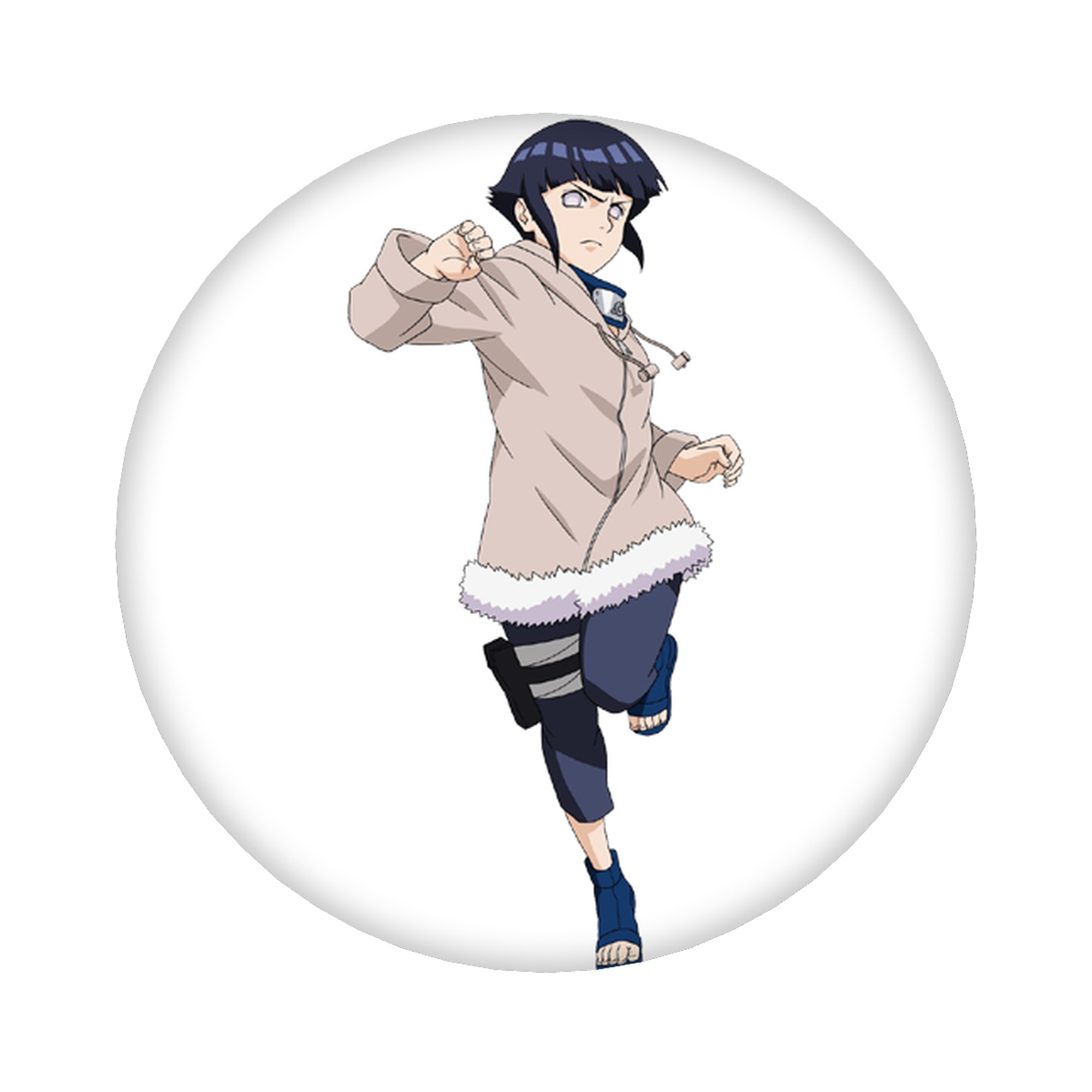 （画像用） NARUTO -ナルト- 日向ヒナタ Hyūga Hinata 6cm 缶バッジ 複数セット