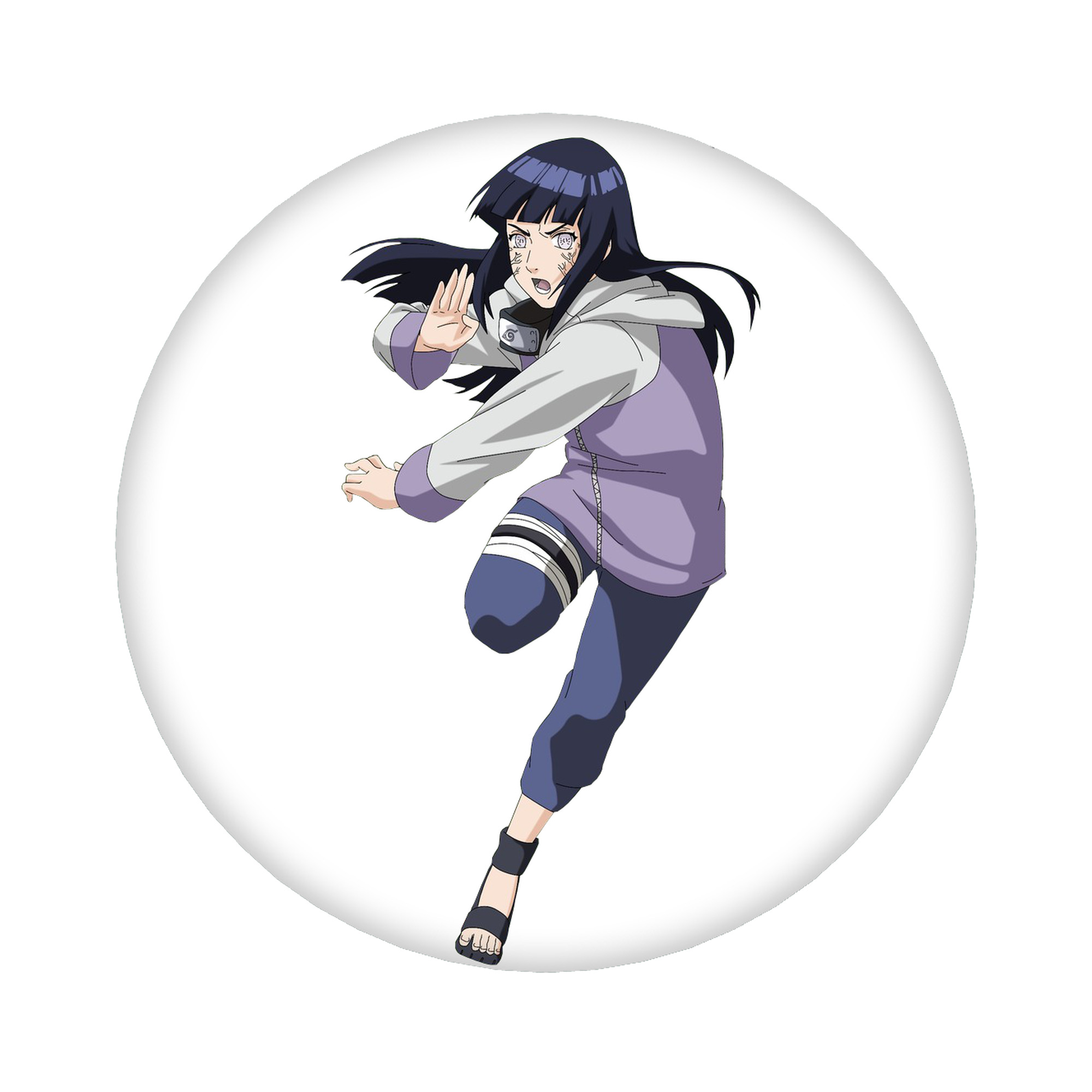 （画像用） NARUTO -ナルト- 日向ヒナタ Hyūga Hinata 6cm 缶バッジ 複数セット