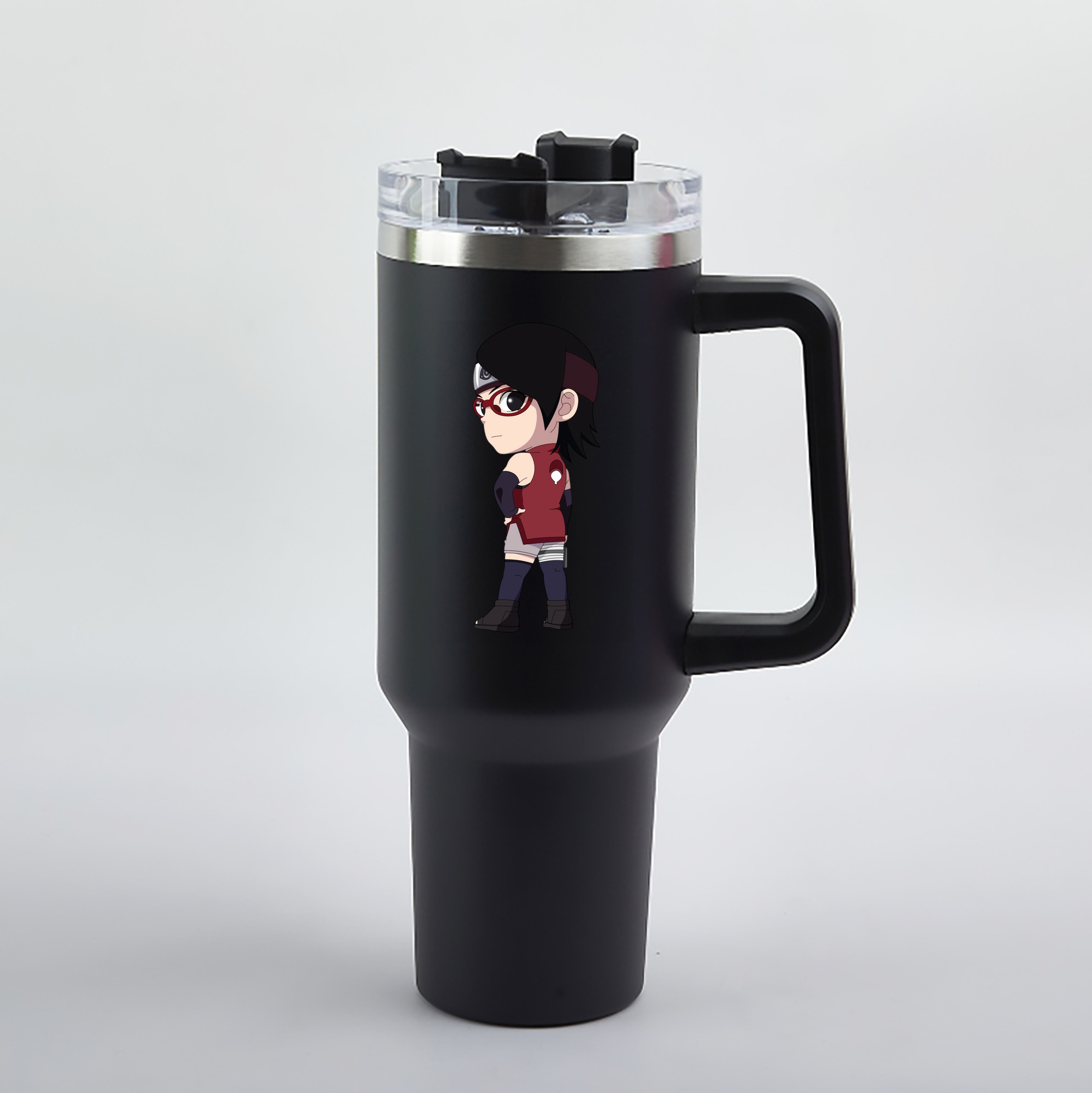 （画像用） NARUTO -ナルト- うちは サラダ Uchiha Sarada 1200mL車用タンブラー（カラープリント）