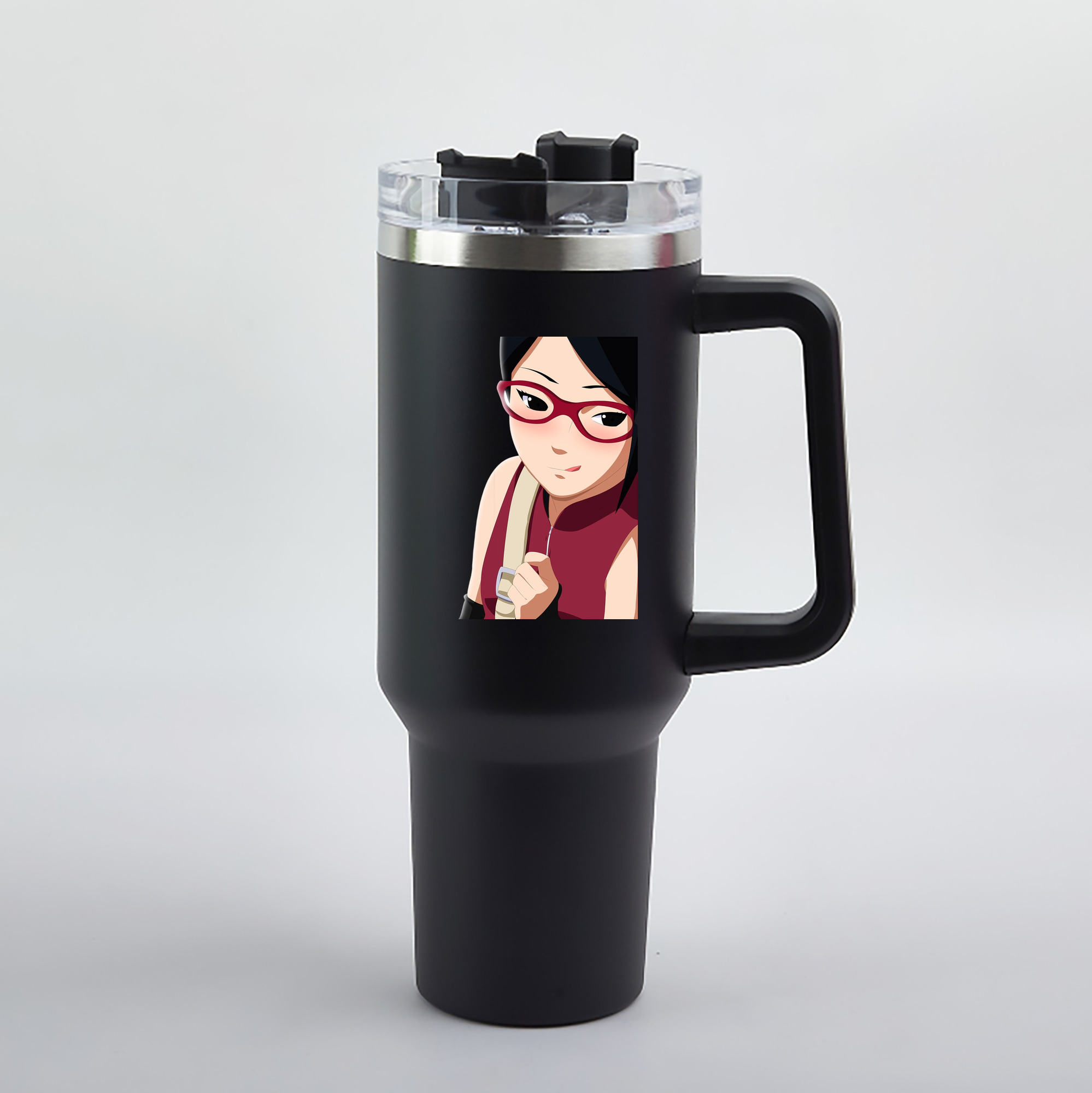（画像用） NARUTO -ナルト- うちは サラダ Uchiha Sarada 1200mL車用タンブラー（カラープリント）