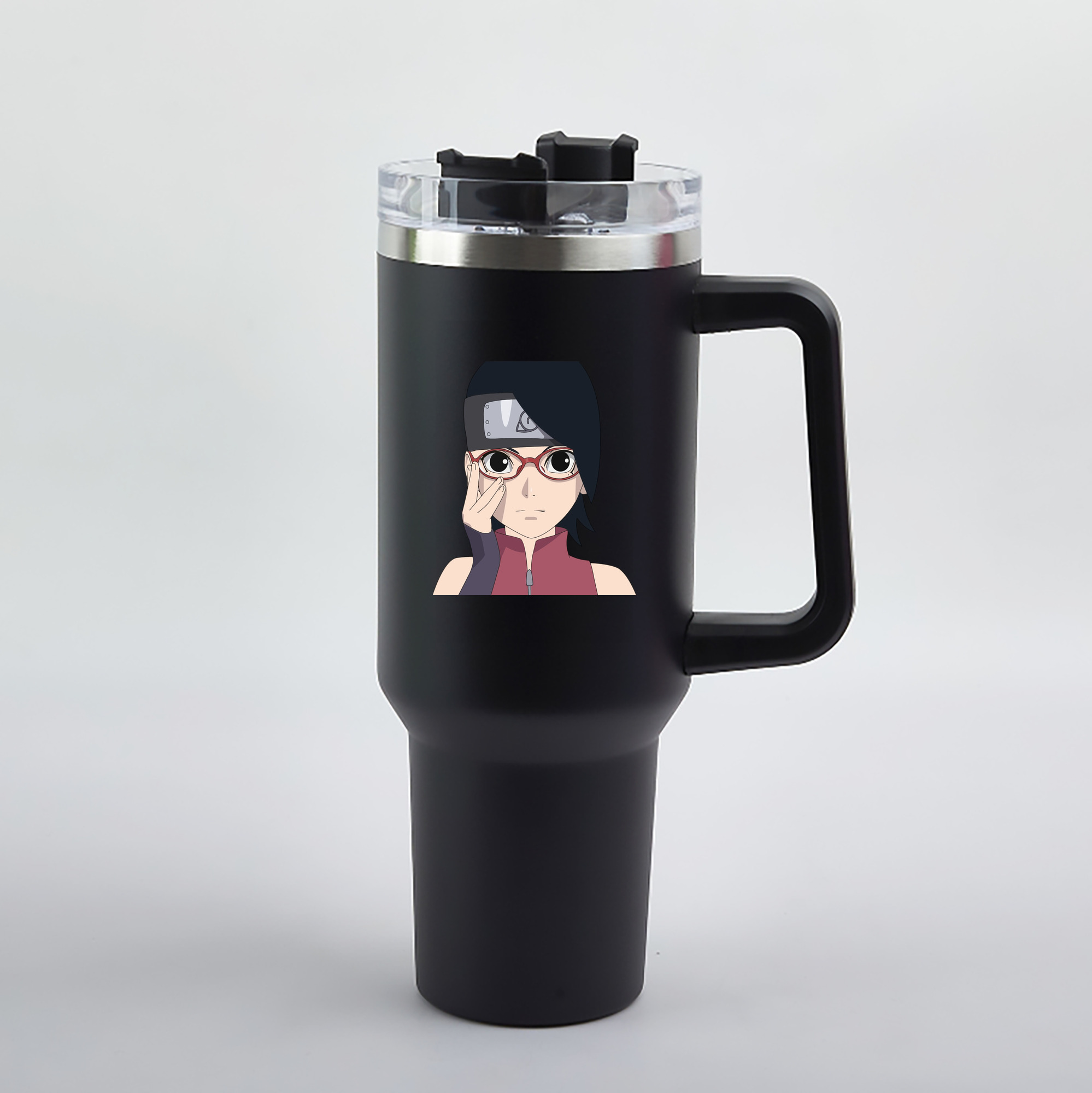 （画像用） NARUTO -ナルト- うちは サラダ Uchiha Sarada 1200mL車用タンブラー（カラープリント）
