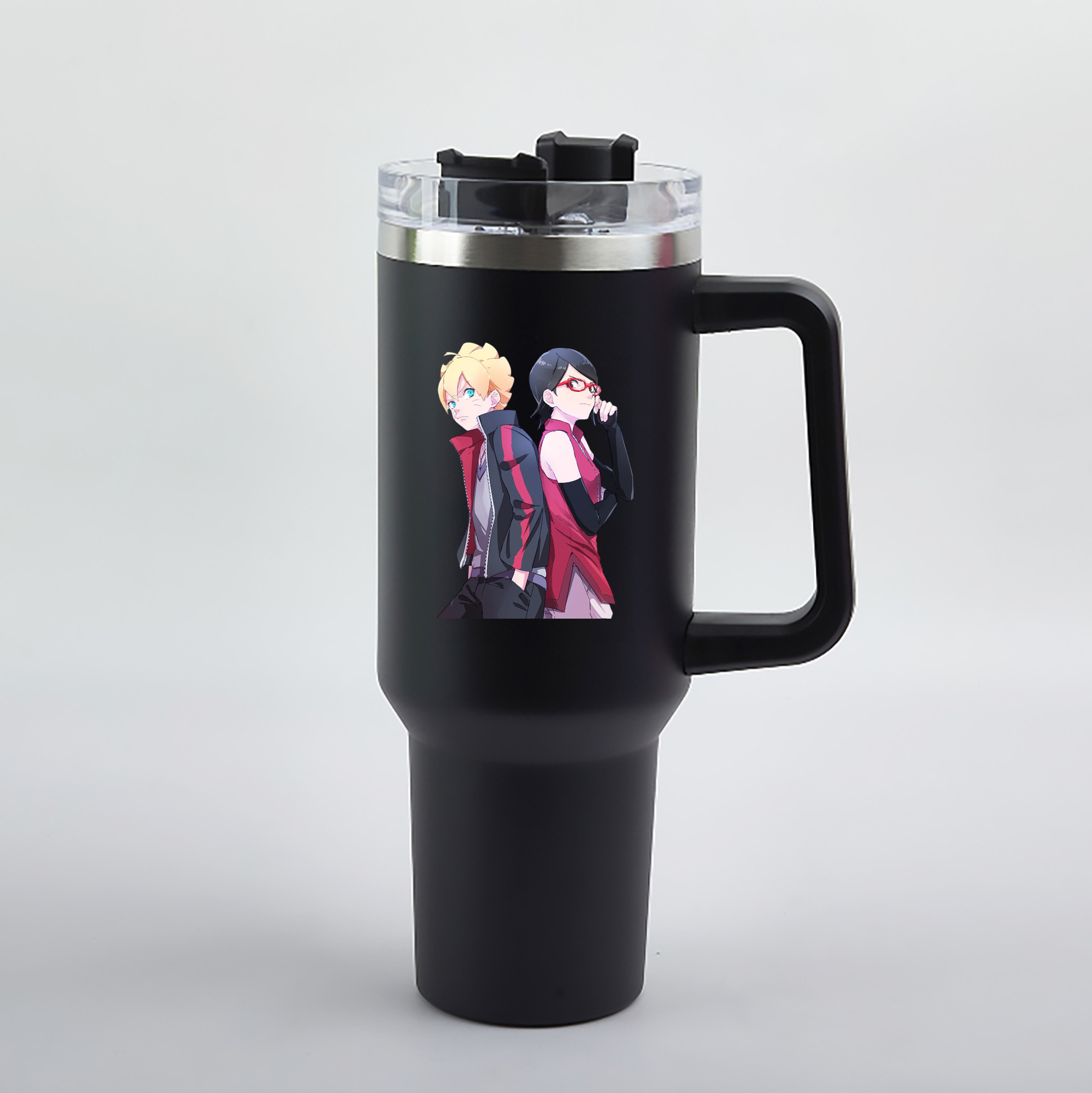 （画像用） NARUTO -ナルト- うちは サラダ Uchiha Sarada 1200mL車用タンブラー（カラープリント）