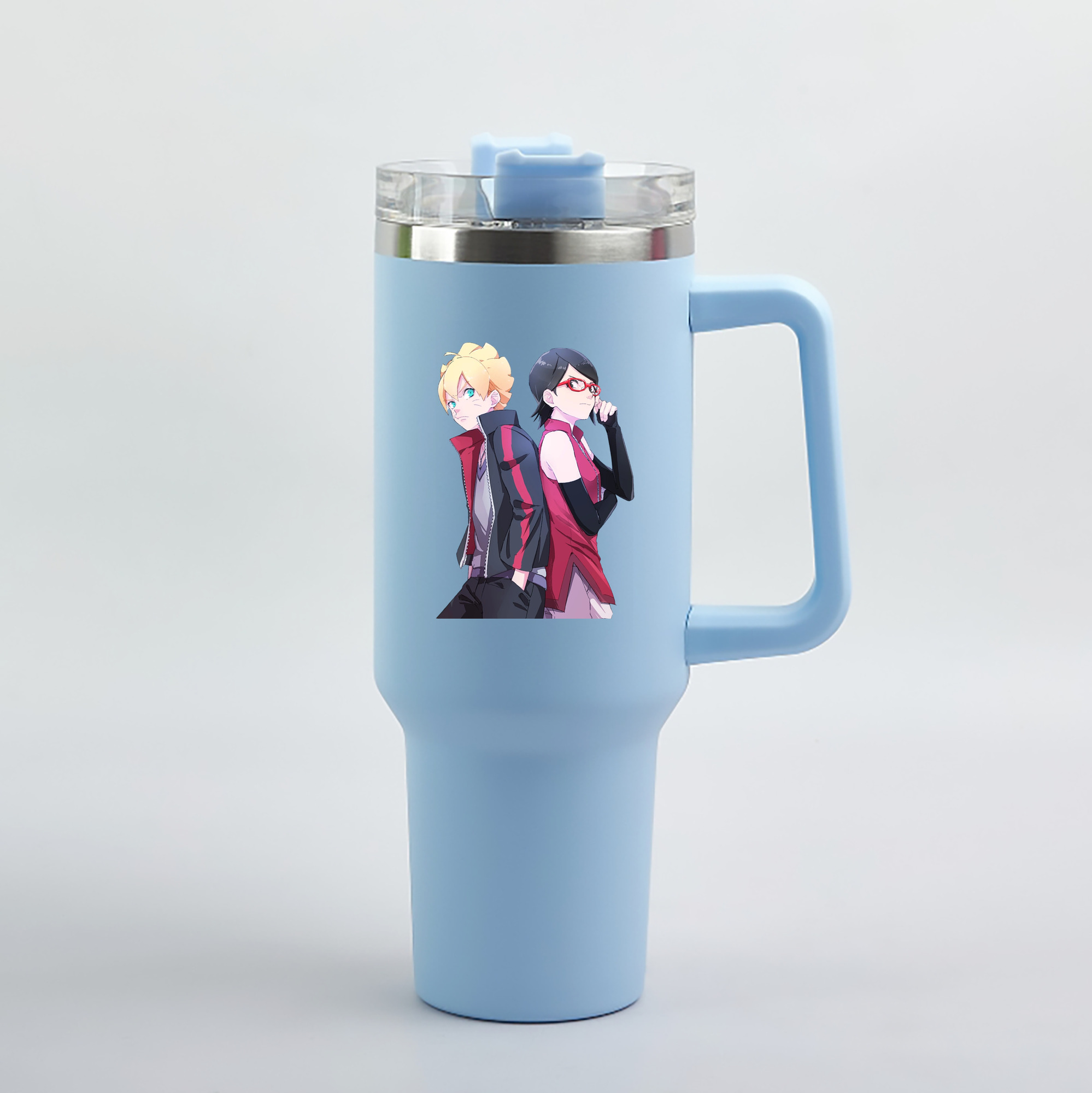 （画像用） NARUTO -ナルト- うちは サラダ Uchiha Sarada 1200mL車用タンブラー（カラープリント）