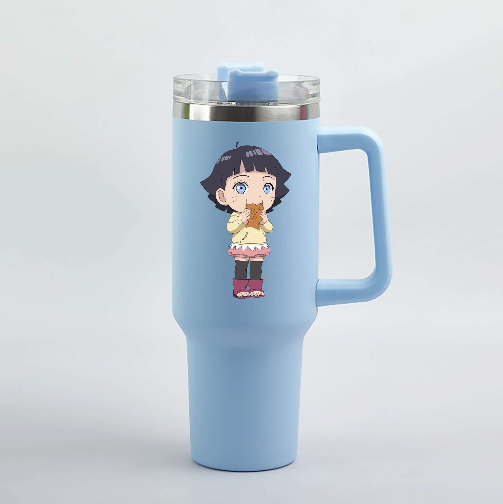 （画像用） NARUTO -ナルト- うずまき ヒマワリ Uzumaki Himawari 1200mL車用タンブラー（カラープリント）