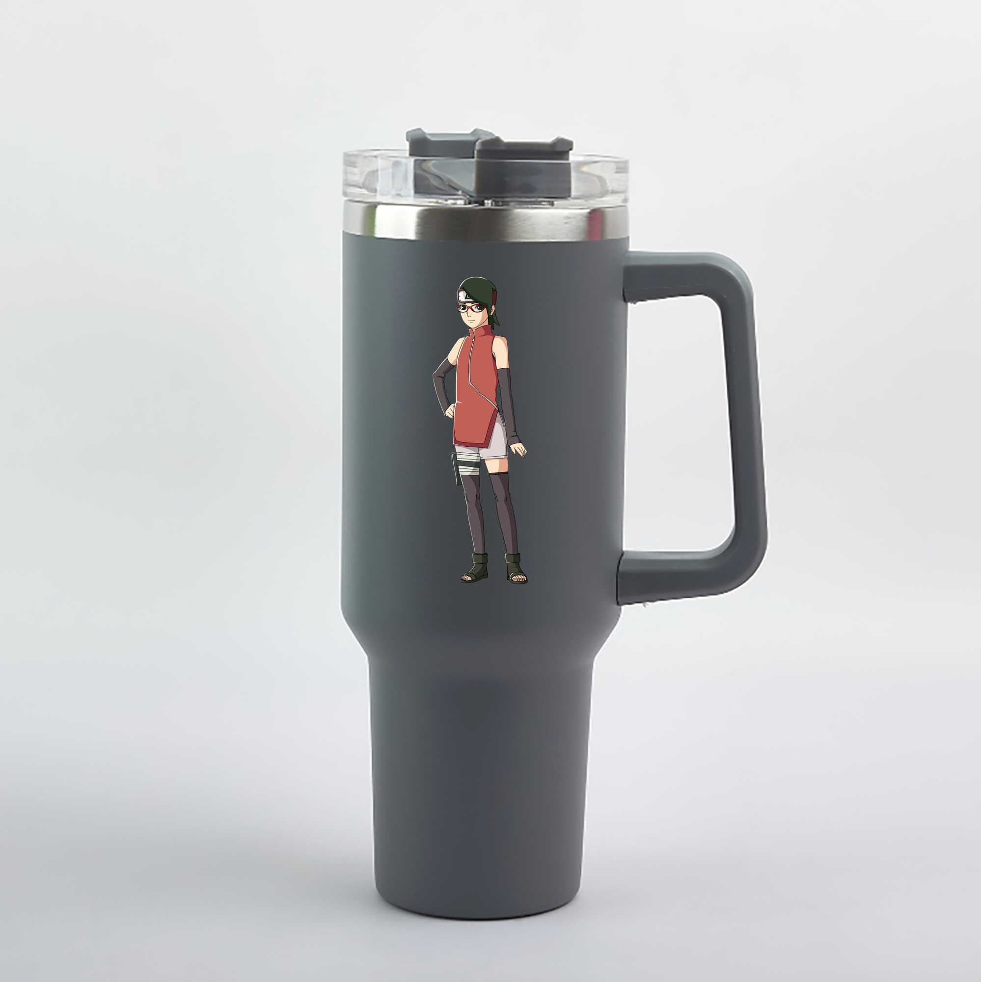 （画像用） NARUTO -ナルト- うちは サラダ Uchiha Sarada 1200mL車用タンブラー（カラープリント）