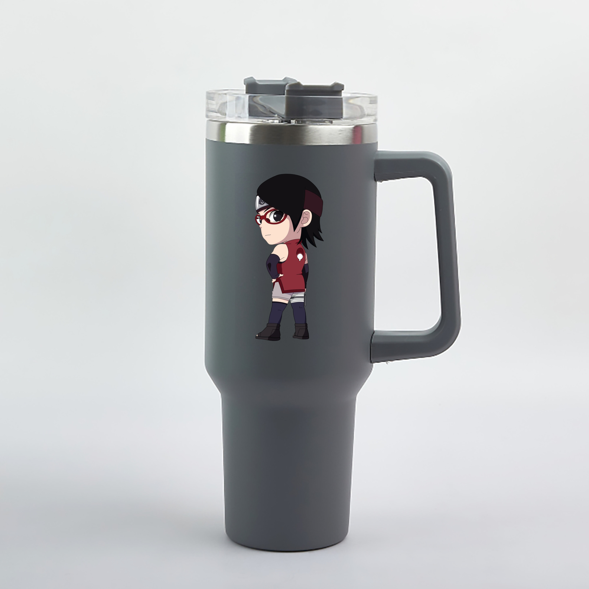（画像用） NARUTO -ナルト- うちは サラダ Uchiha Sarada 1200mL車用タンブラー（カラープリント）