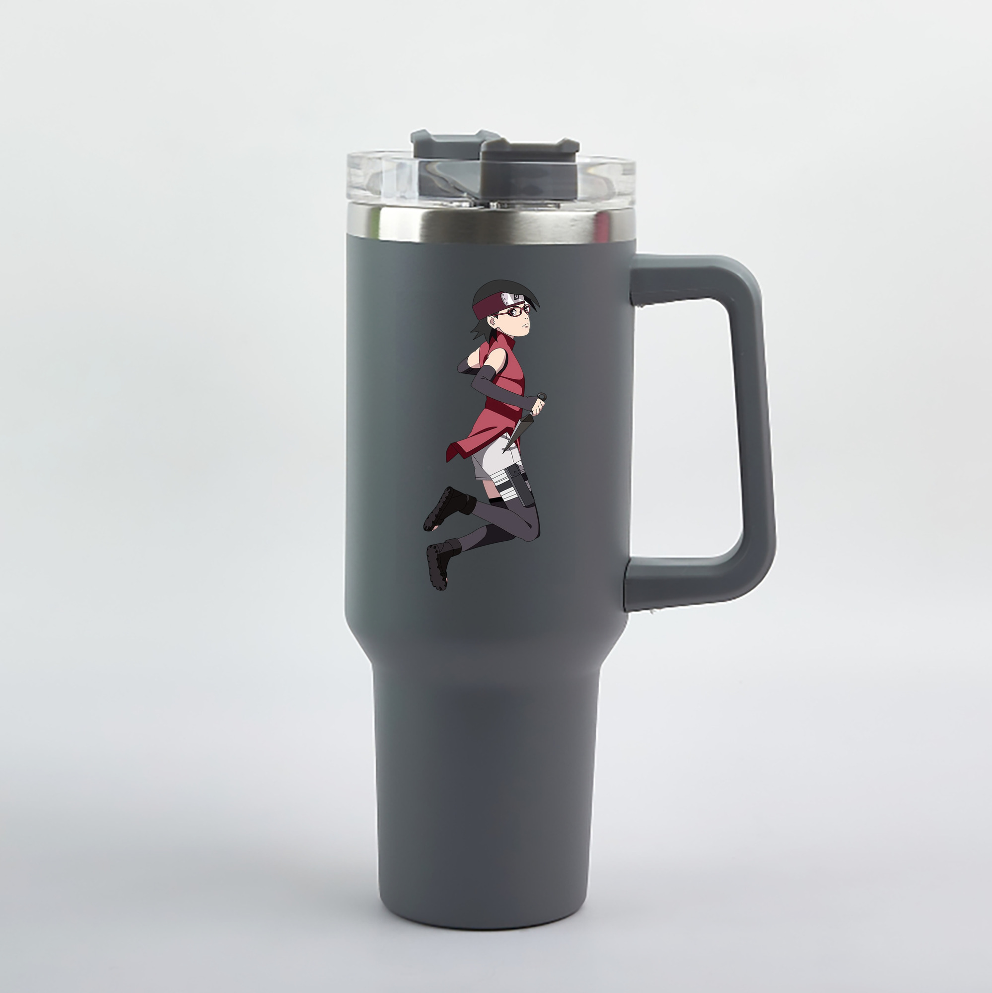 （画像用） NARUTO -ナルト- うちは サラダ Uchiha Sarada 1200mL車用タンブラー（カラープリント）