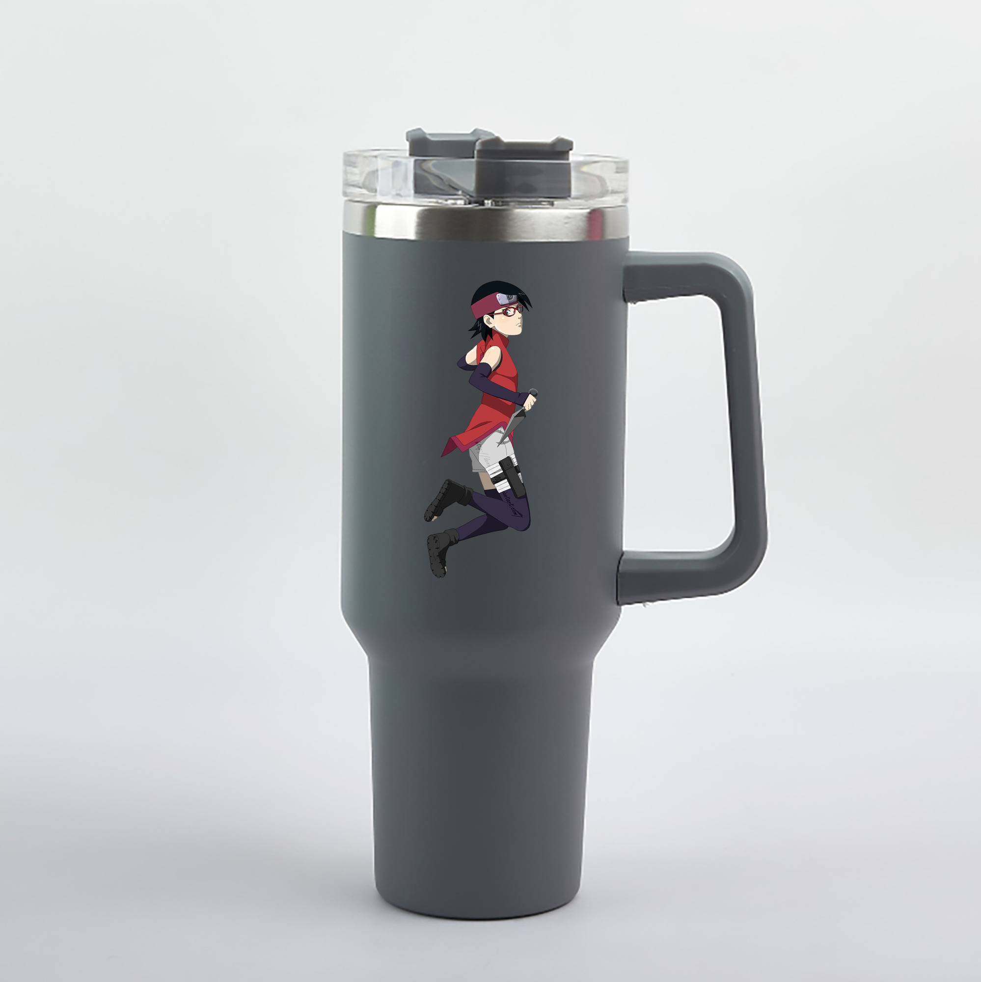 （画像用） NARUTO -ナルト- うちは サラダ Uchiha Sarada 1200mL車用タンブラー（カラープリント）
