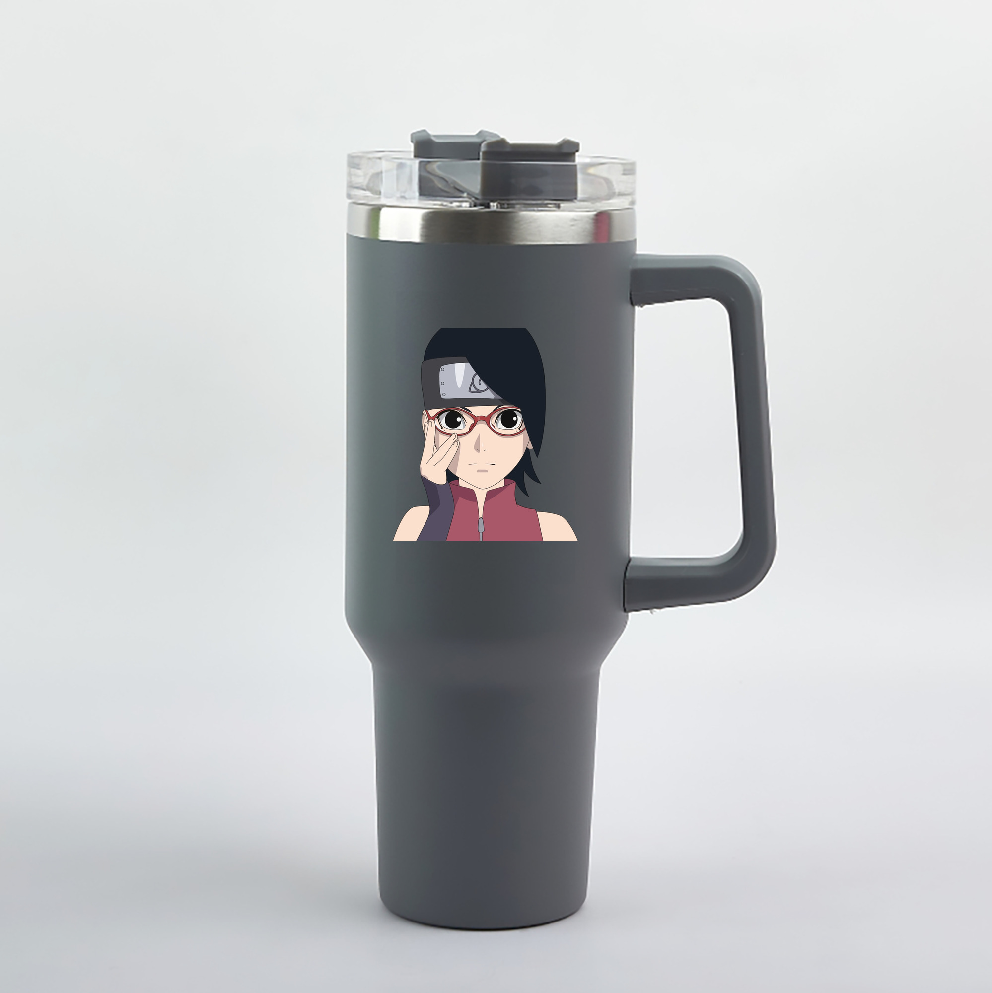（画像用） NARUTO -ナルト- うちは サラダ Uchiha Sarada 1200mL車用タンブラー（カラープリント）