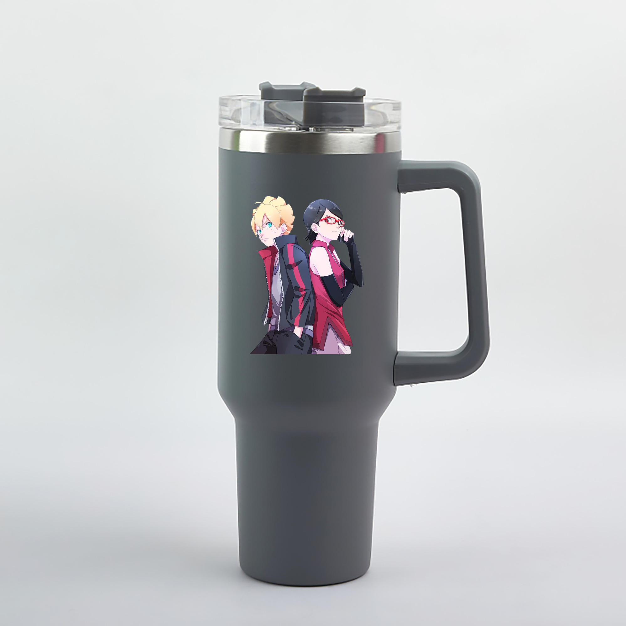 （画像用） NARUTO -ナルト- うちは サラダ Uchiha Sarada 1200mL車用タンブラー（カラープリント）