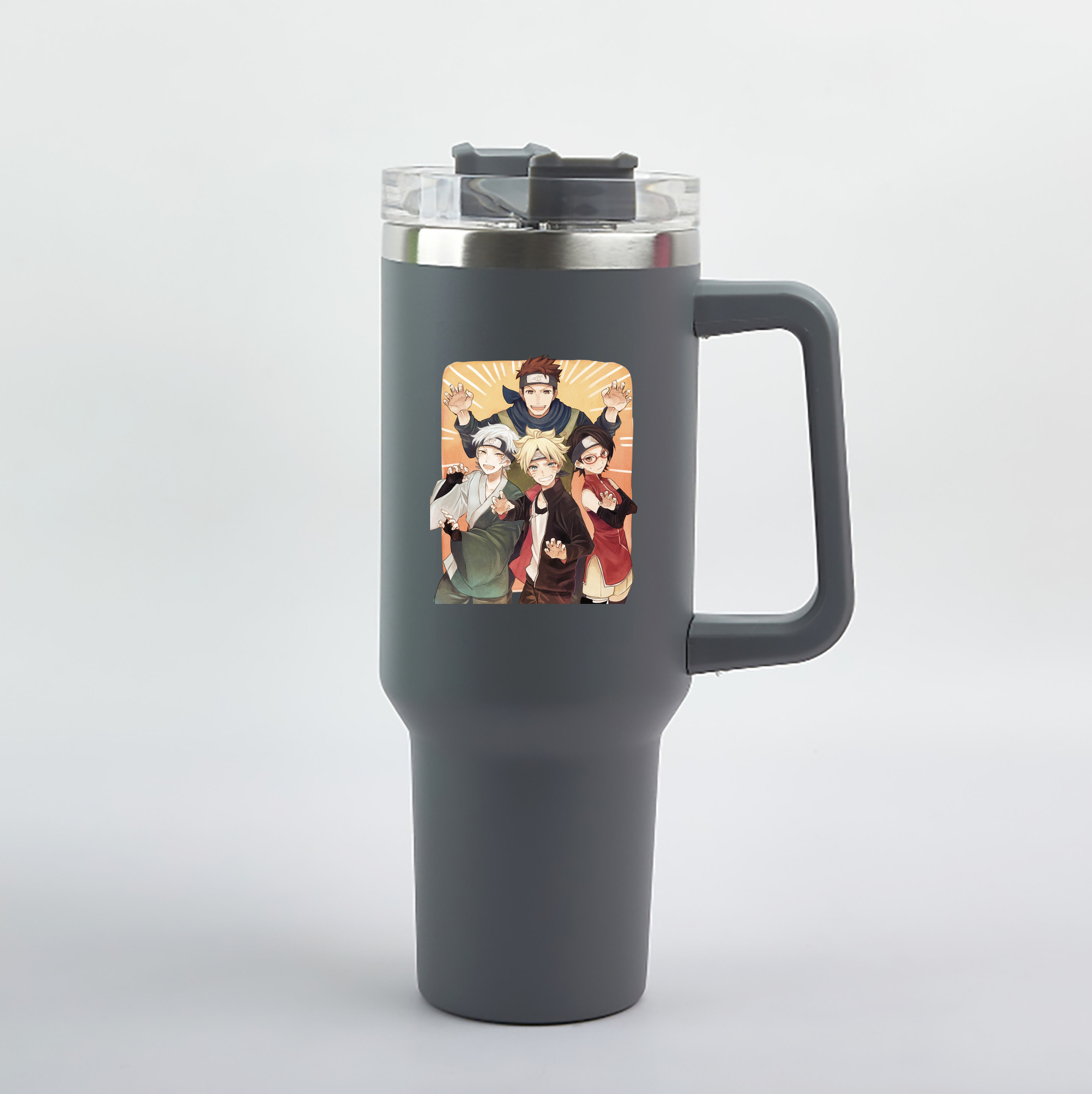 （画像用） NARUTO -ナルト- うちは サラダ Uchiha Sarada 1200mL車用タンブラー（カラープリント）