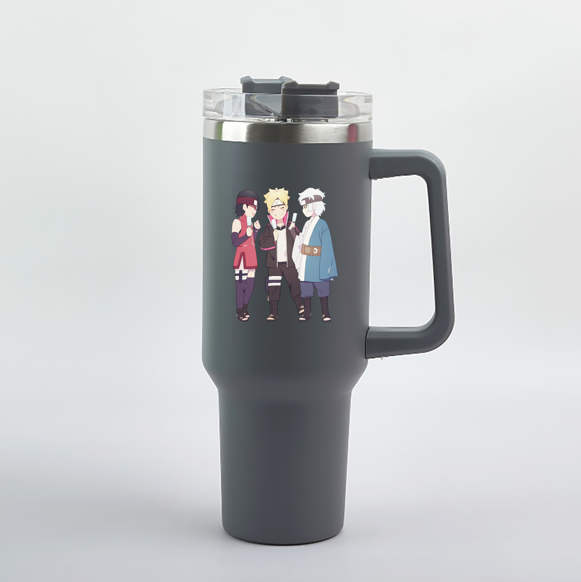 （画像用） NARUTO -ナルト- うちは サラダ Uchiha Sarada 1200mL車用タンブラー（カラープリント）