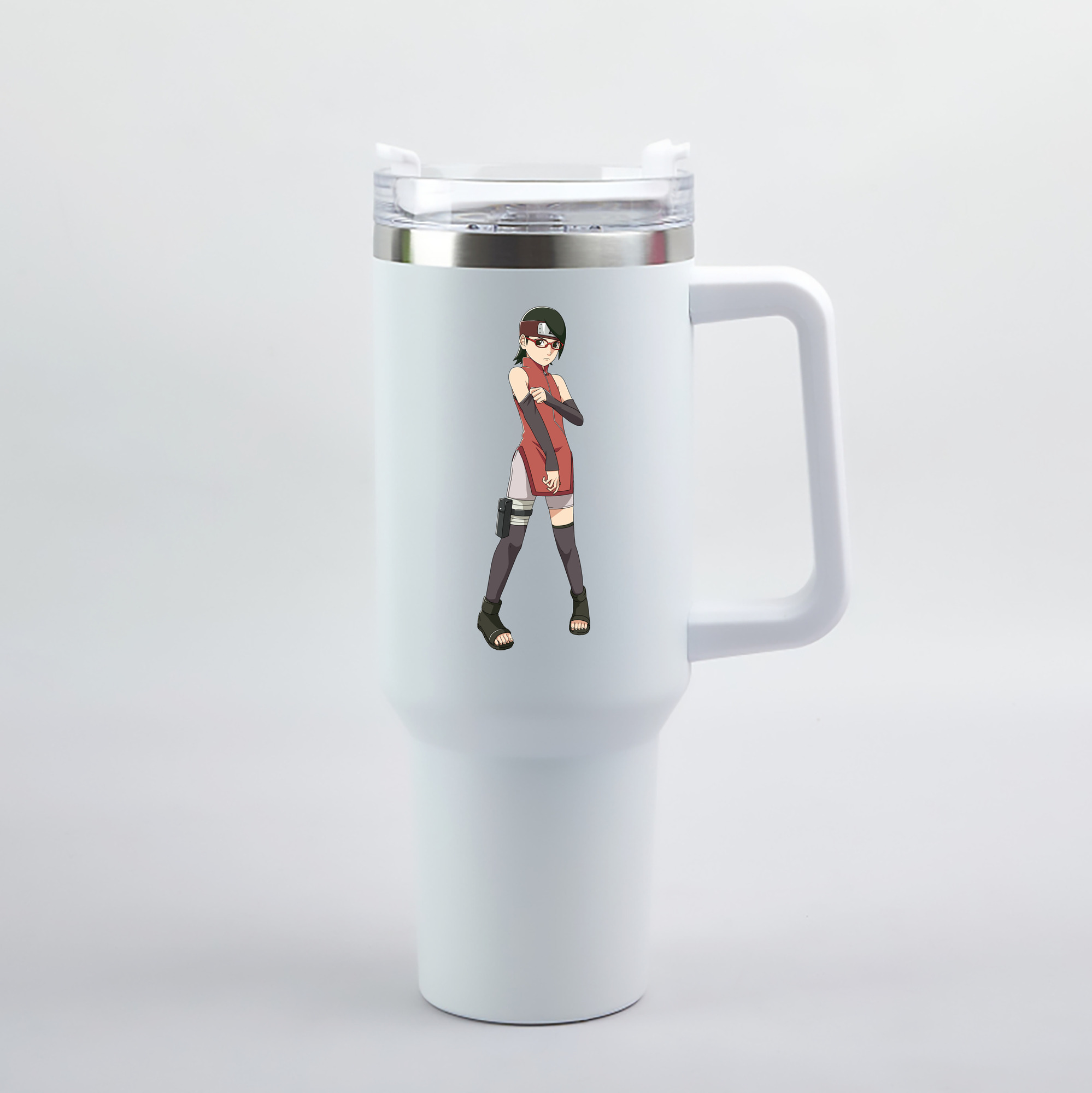 （画像用） NARUTO -ナルト- うちは サラダ Uchiha Sarada 1200mL車用タンブラー（カラープリント）