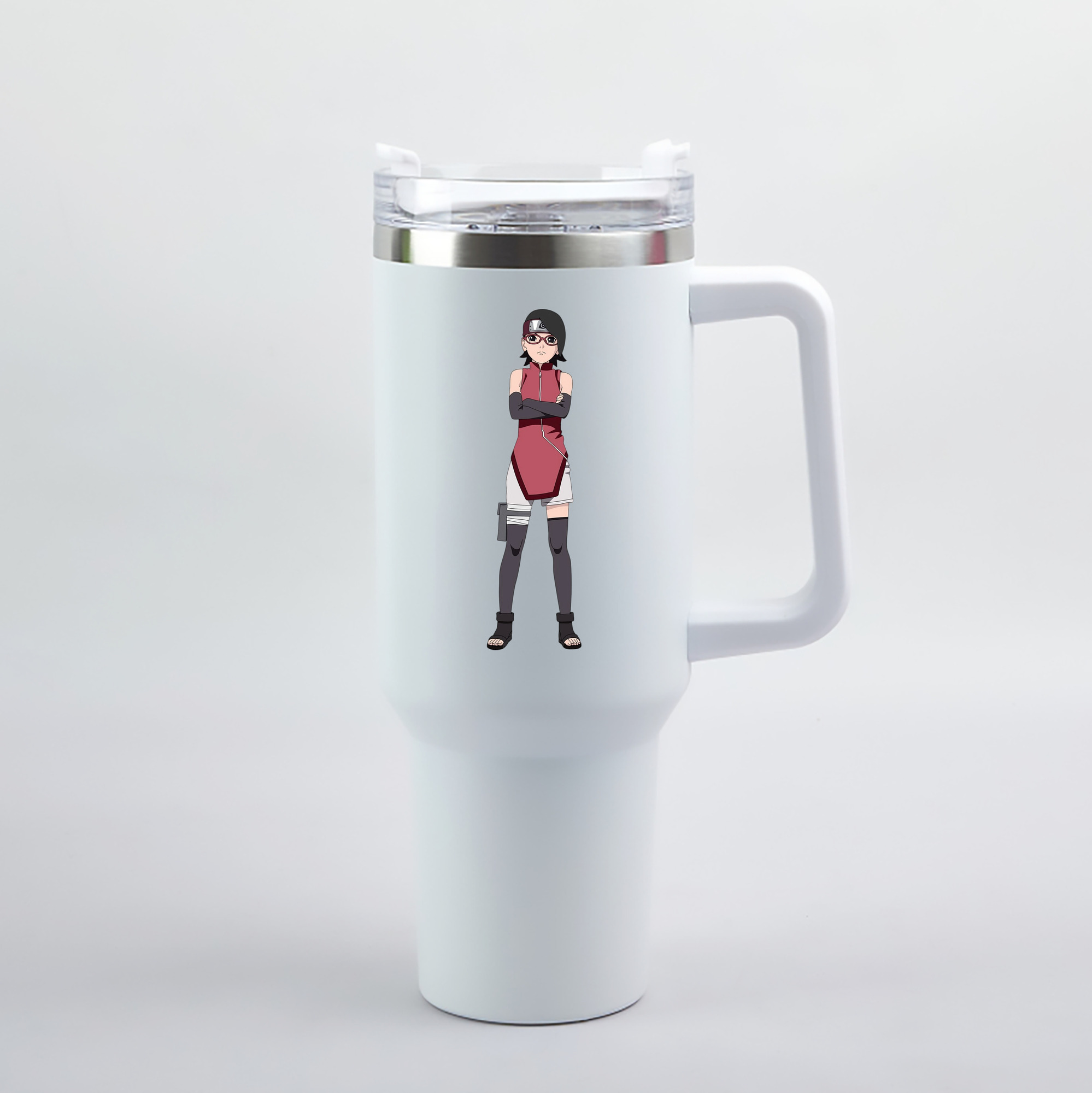 （画像用） NARUTO -ナルト- うちは サラダ Uchiha Sarada 1200mL車用タンブラー（カラープリント）