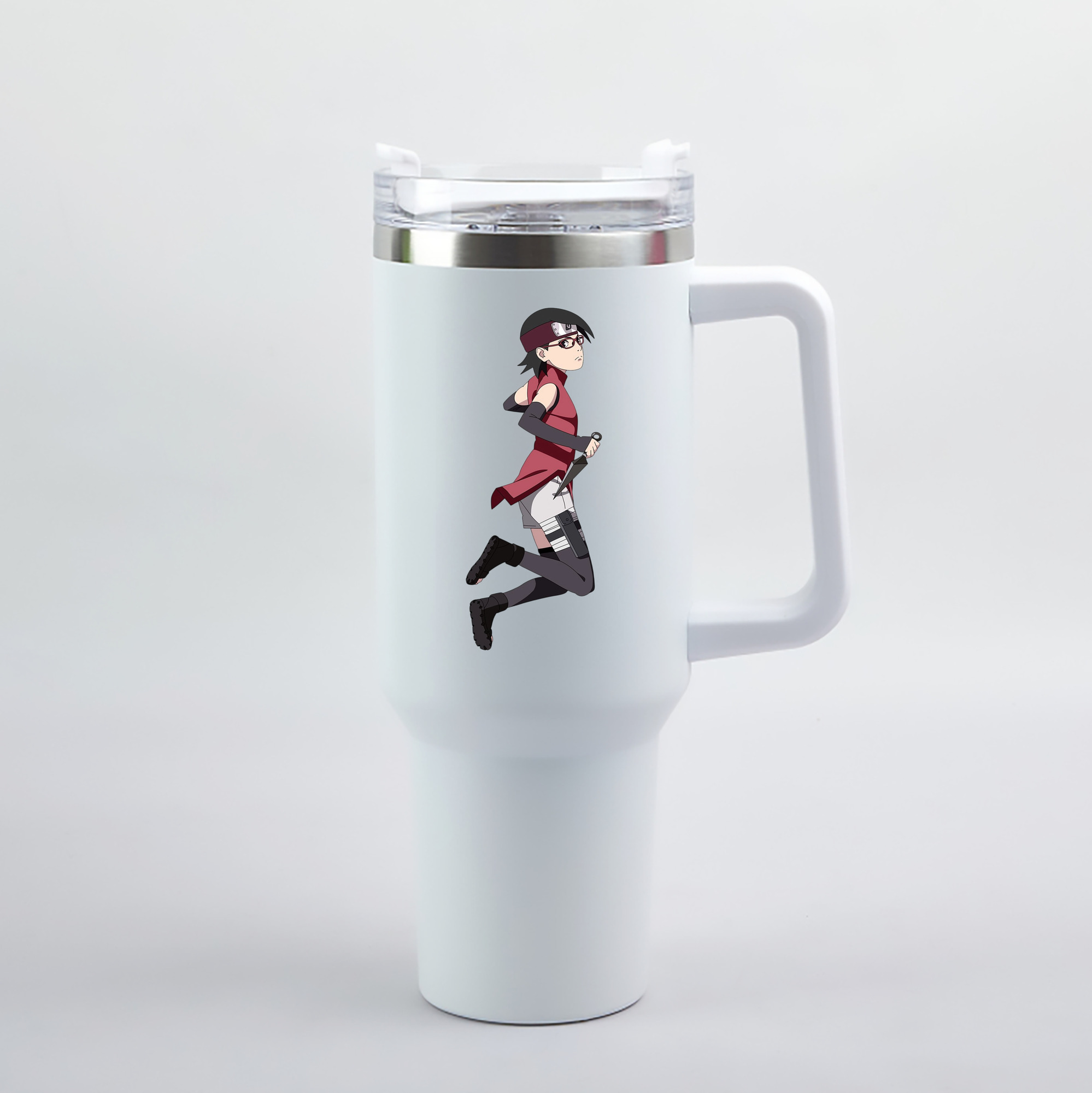 （画像用） NARUTO -ナルト- うちは サラダ Uchiha Sarada 1200mL車用タンブラー（カラープリント）