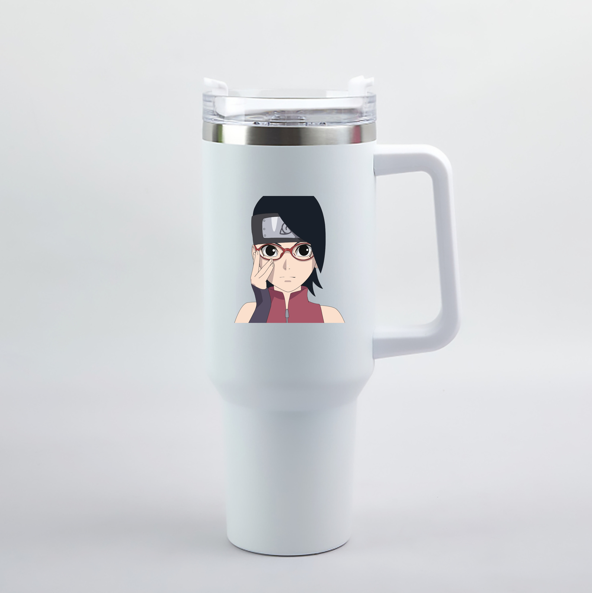（画像用） NARUTO -ナルト- うちは サラダ Uchiha Sarada 1200mL車用タンブラー（カラープリント）