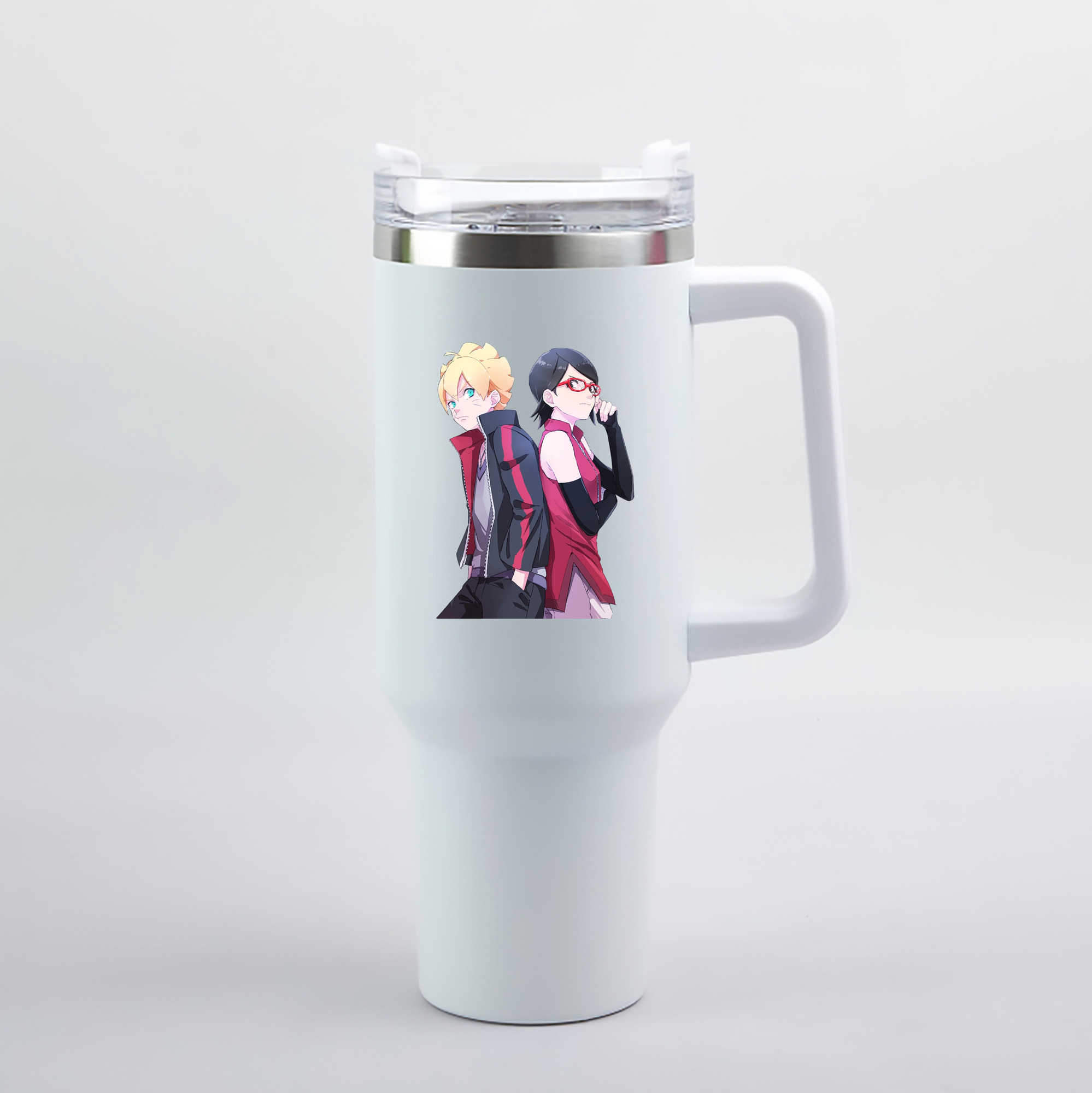 （画像用） NARUTO -ナルト- うちは サラダ Uchiha Sarada 1200mL車用タンブラー（カラープリント）