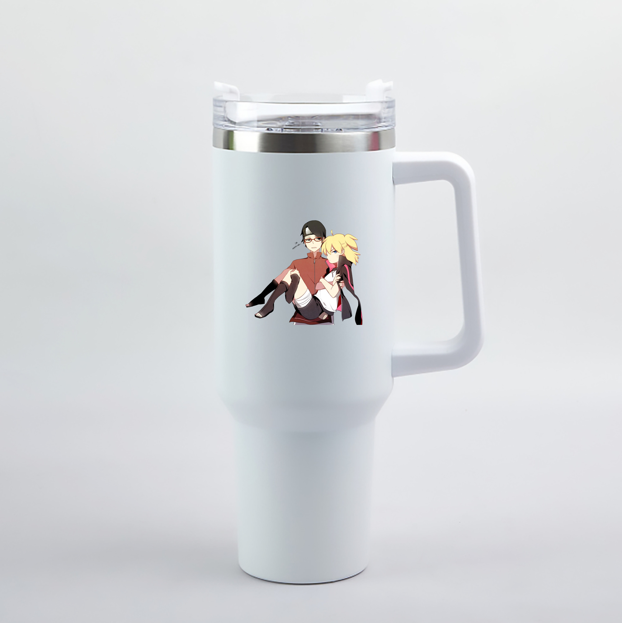 （画像用） NARUTO -ナルト- うちは サラダ Uchiha Sarada 1200mL車用タンブラー（カラープリント）