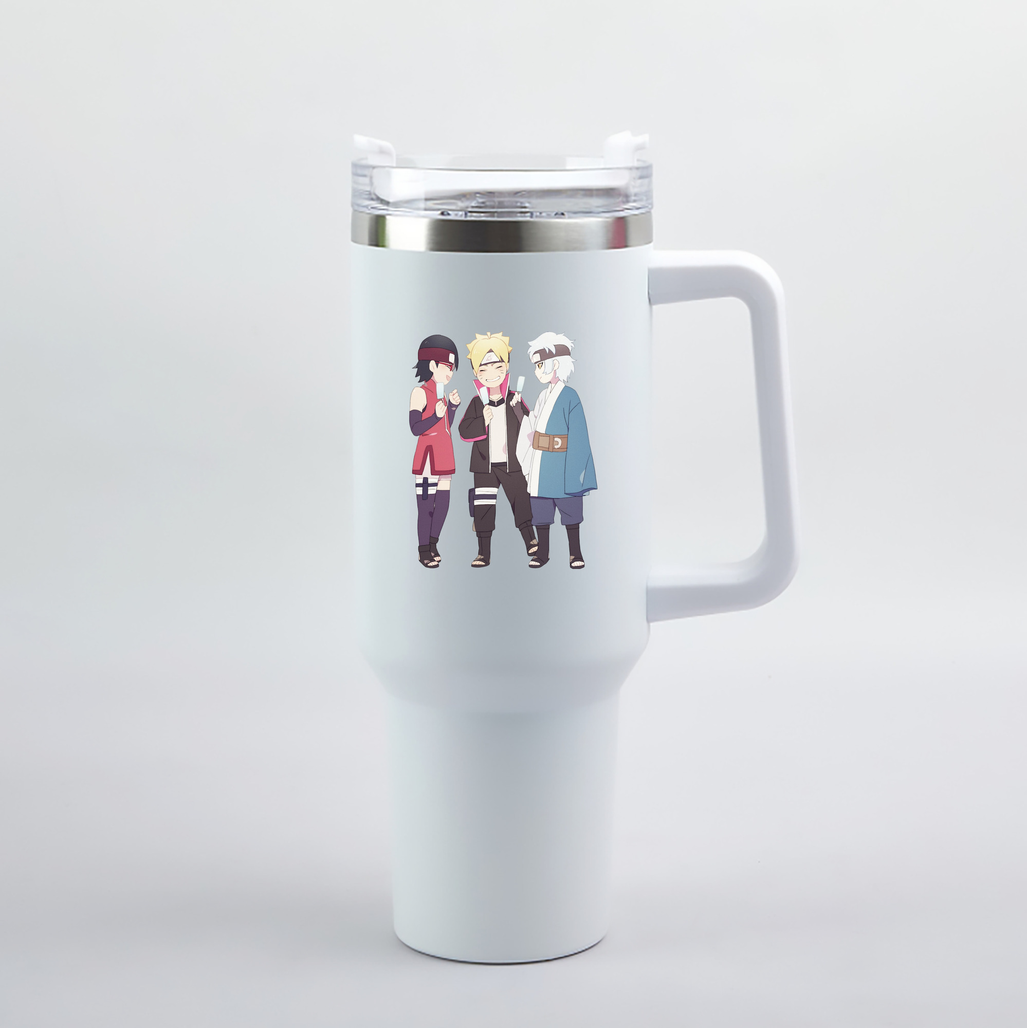 （画像用） NARUTO -ナルト- うちは サラダ Uchiha Sarada 1200mL車用タンブラー（カラープリント）