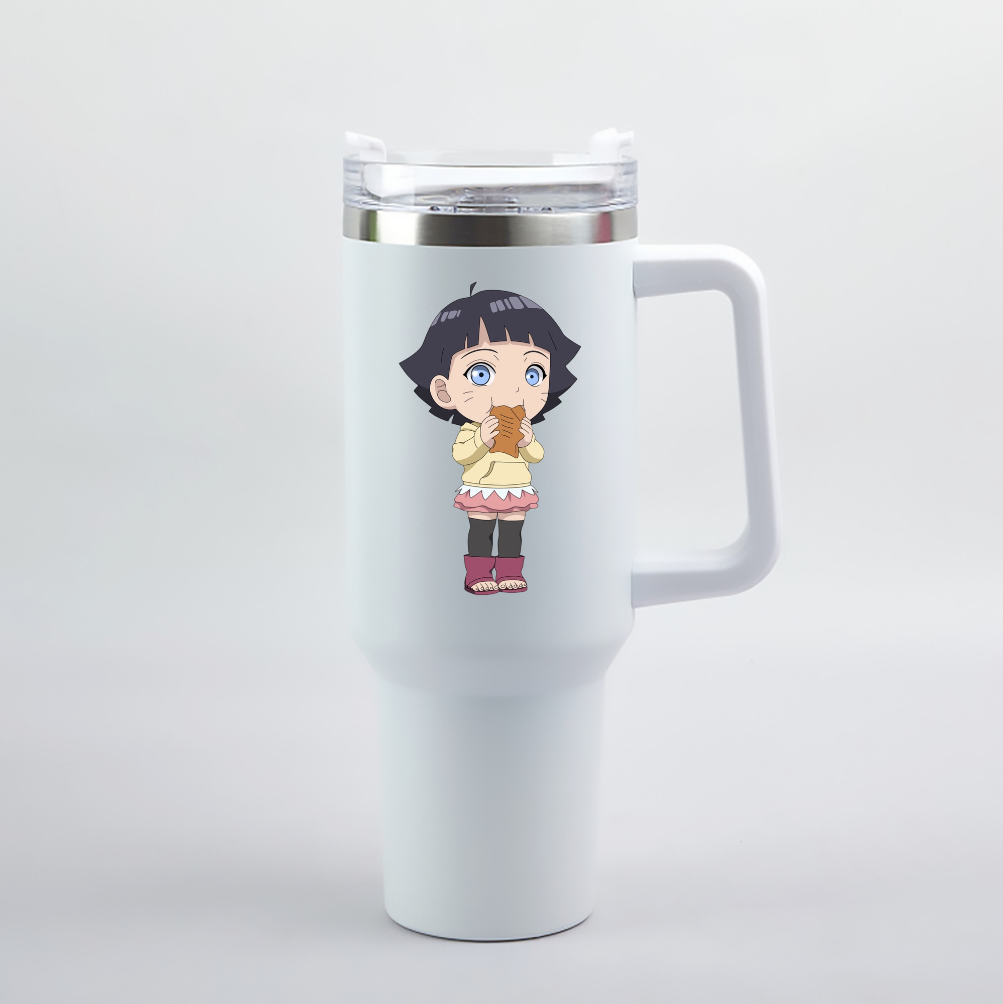 （画像用） NARUTO -ナルト- うずまき ヒマワリ Uzumaki Himawari 1200mL車用タンブラー（カラープリント）