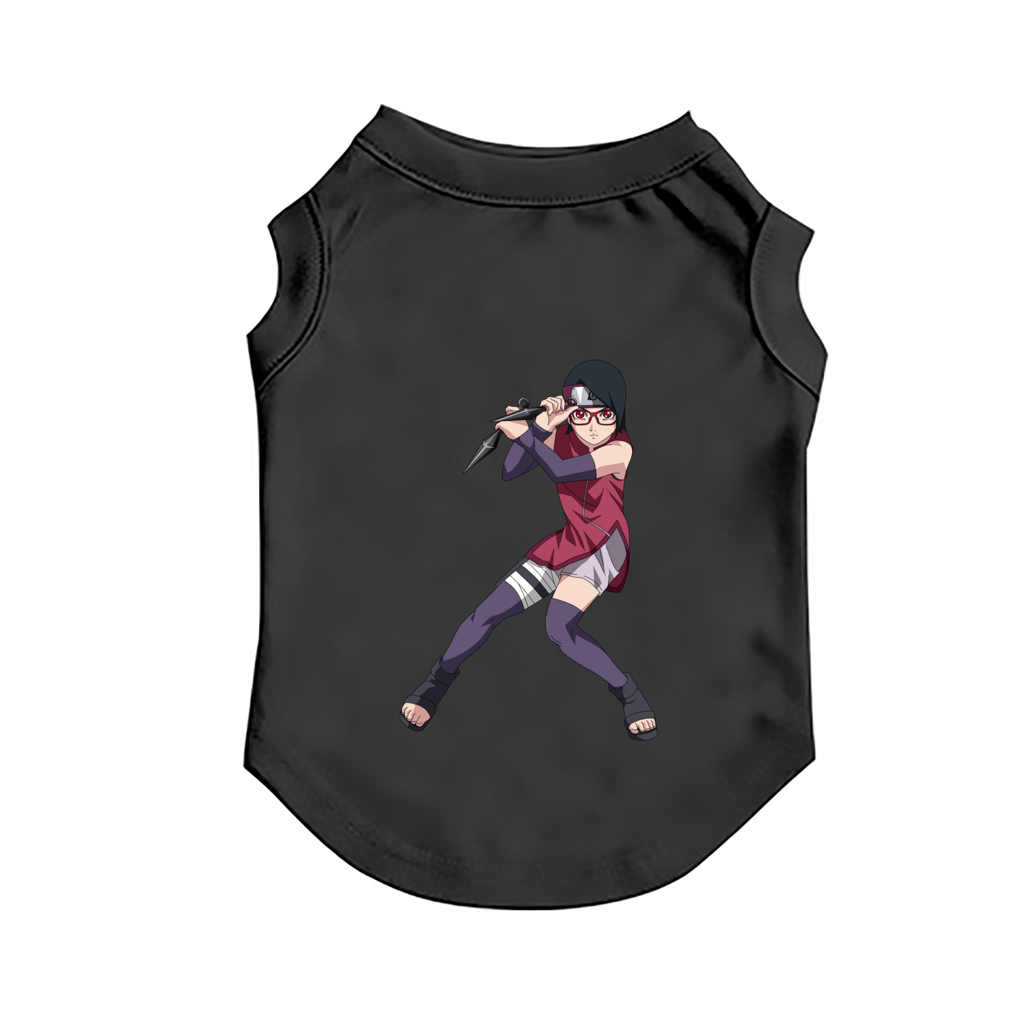 （画像用） NARUTO -ナルト- うちは サラダ Uchiha Sarada ペット用ベスト