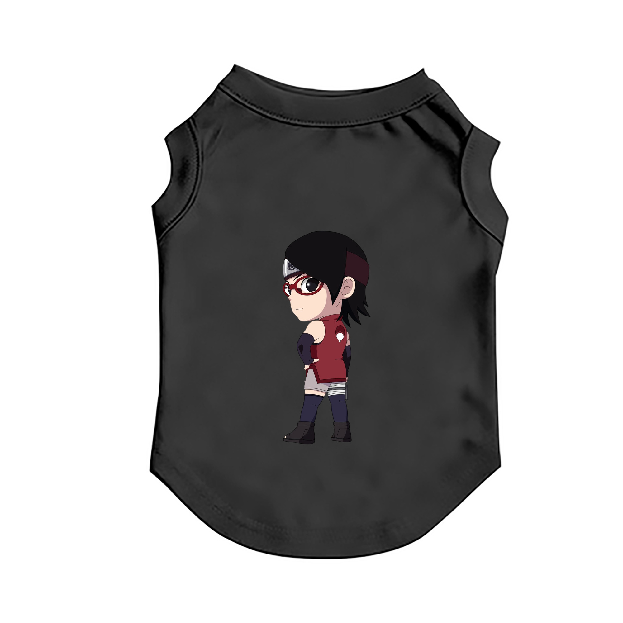 （画像用） NARUTO -ナルト- うちは サラダ Uchiha Sarada ペット用ベスト
