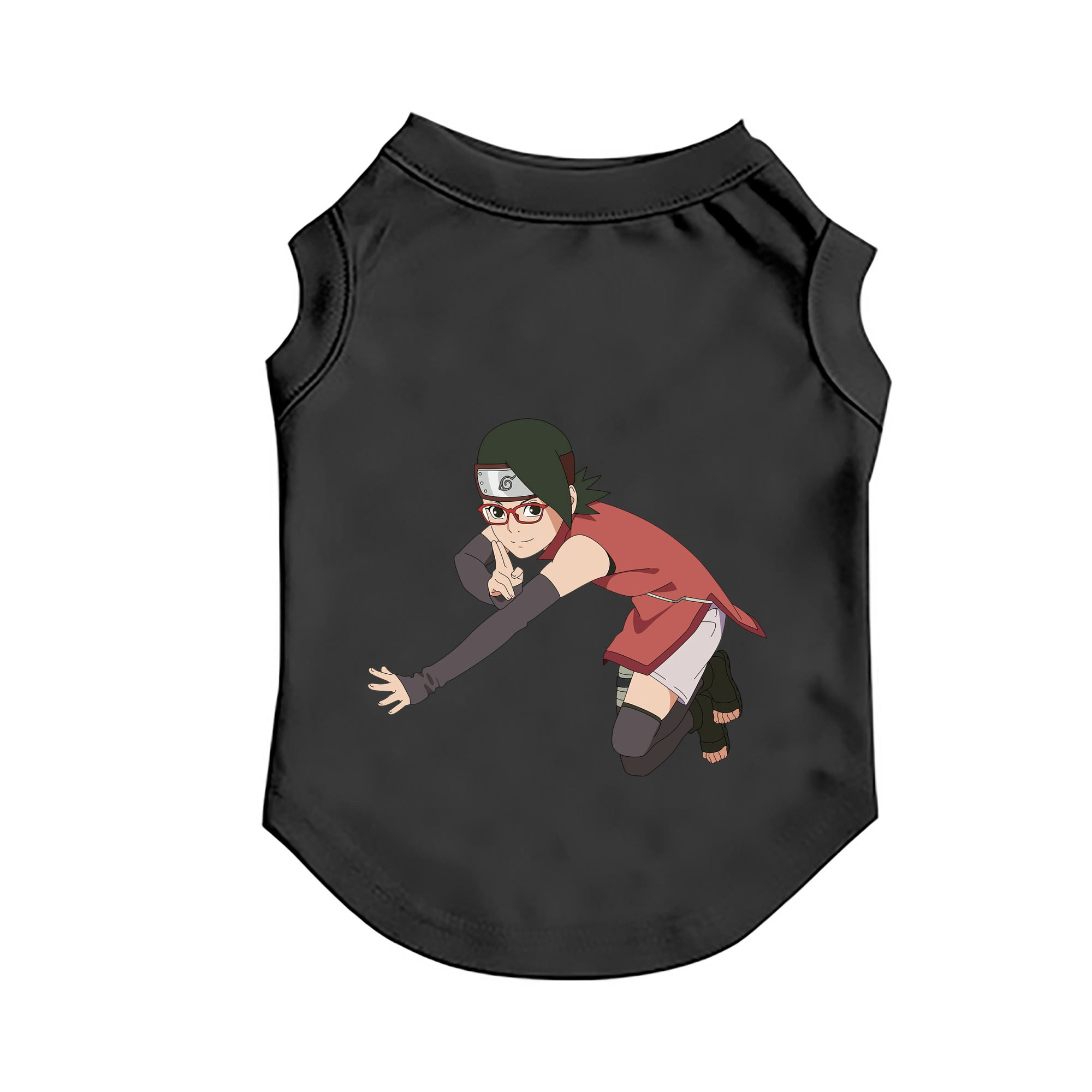 （画像用） NARUTO -ナルト- うちは サラダ Uchiha Sarada ペット用ベスト