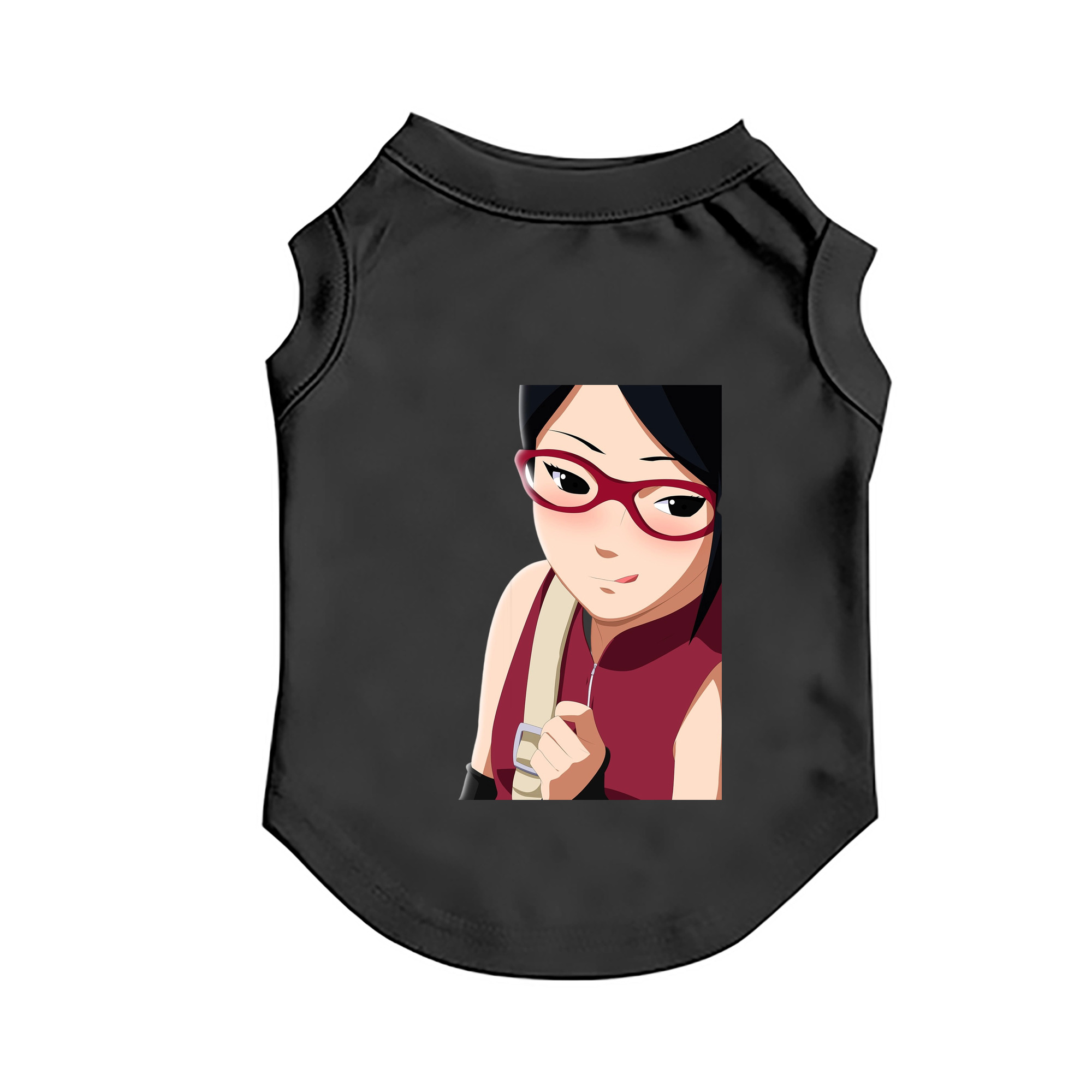 （画像用） NARUTO -ナルト- うちは サラダ Uchiha Sarada ペット用ベスト