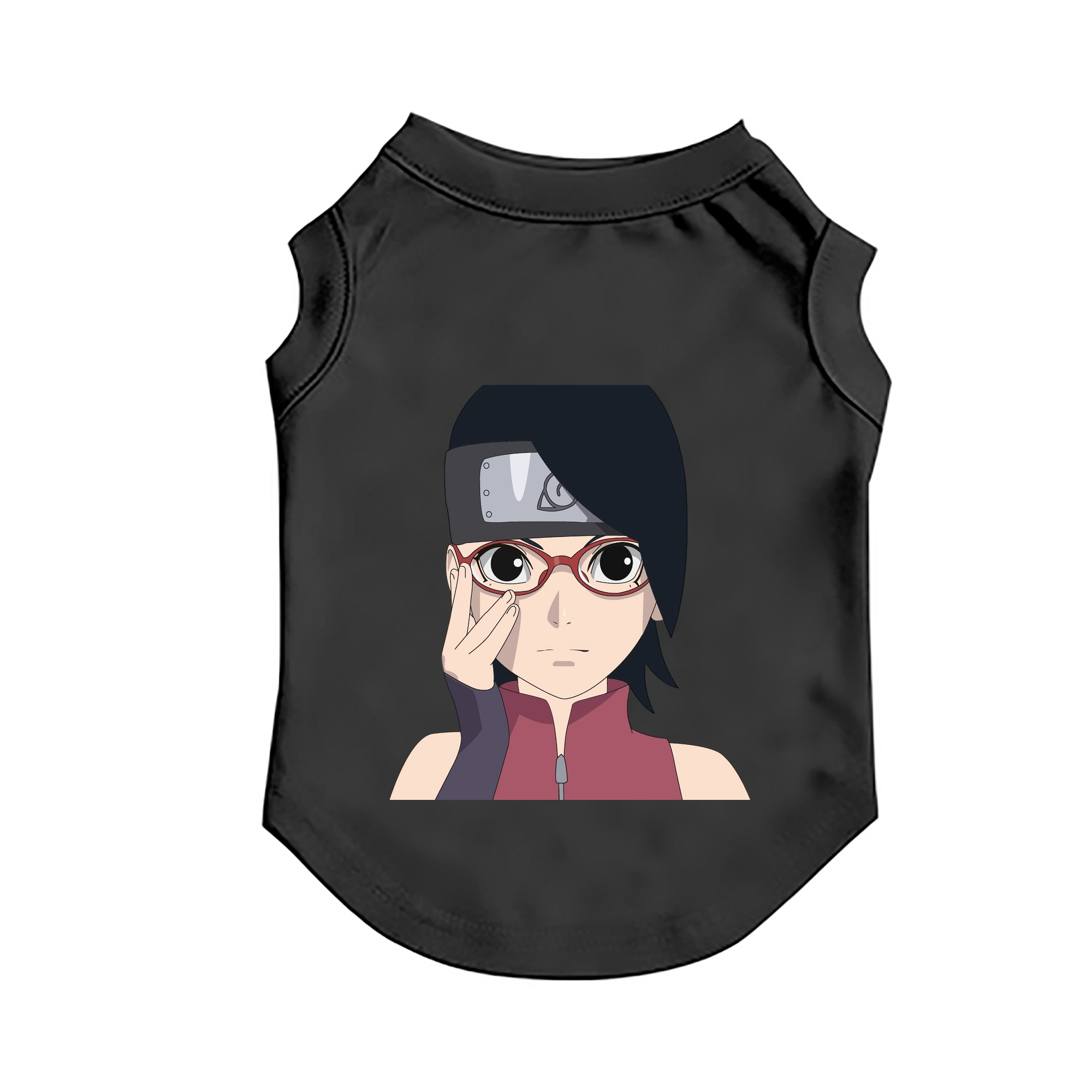 （画像用） NARUTO -ナルト- うちは サラダ Uchiha Sarada ペット用ベスト