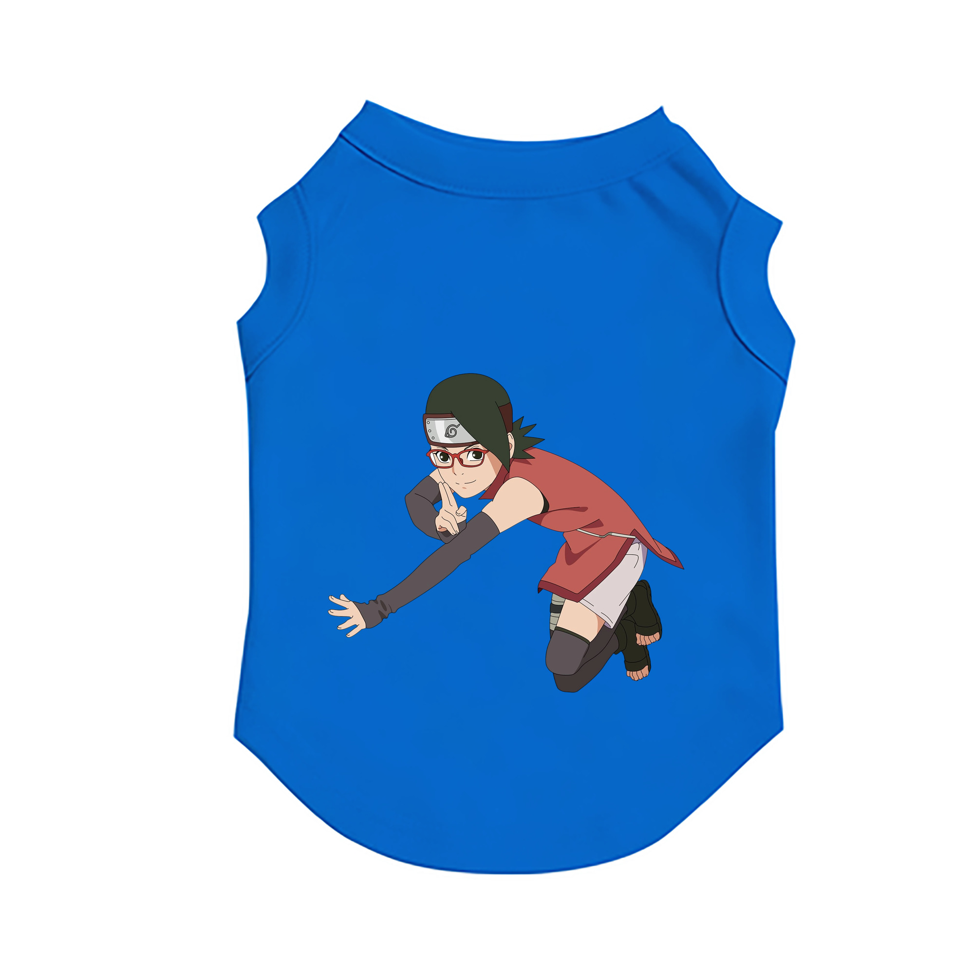 （画像用） NARUTO -ナルト- うちは サラダ Uchiha Sarada ペット用ベスト
