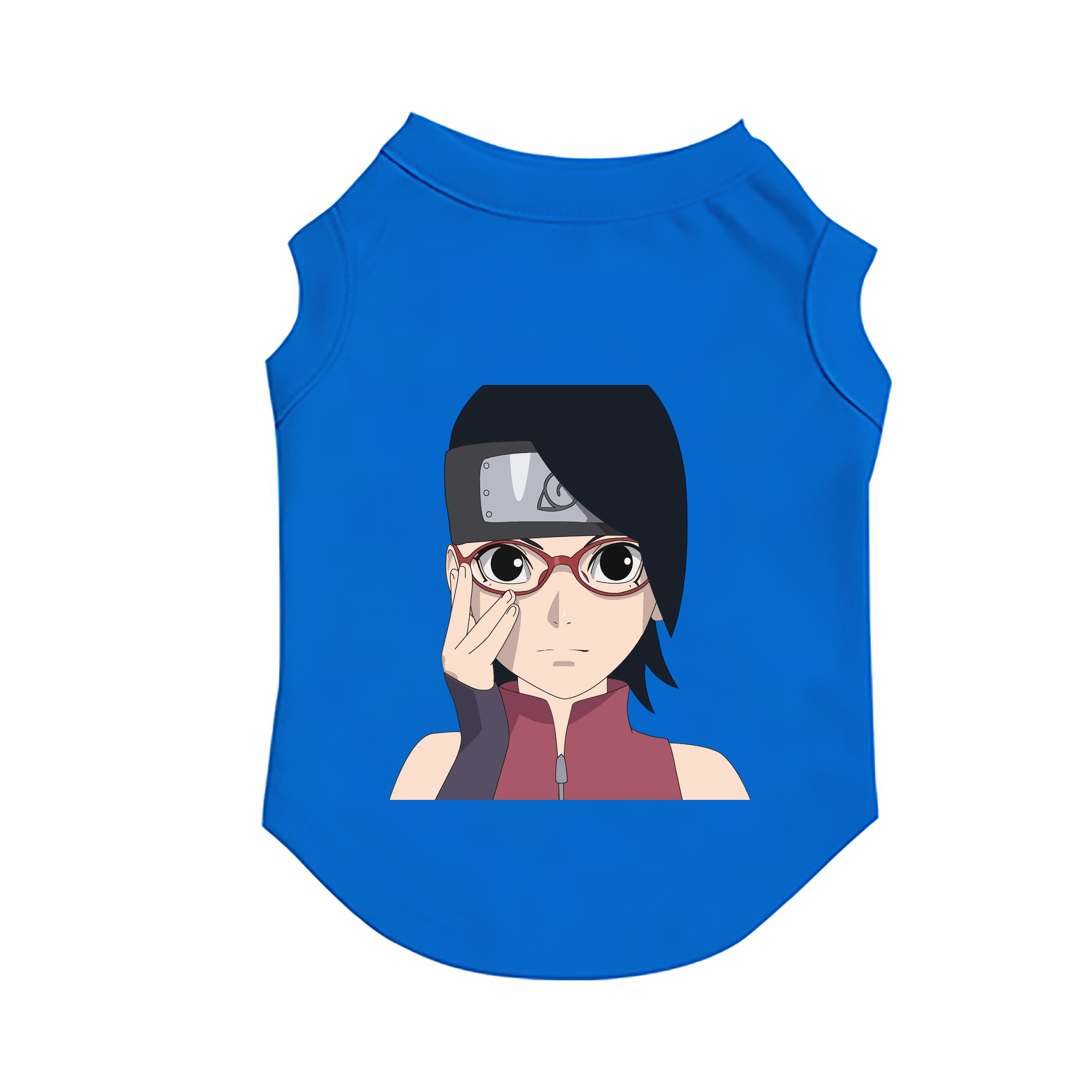 （画像用） NARUTO -ナルト- うちは サラダ Uchiha Sarada ペット用ベスト