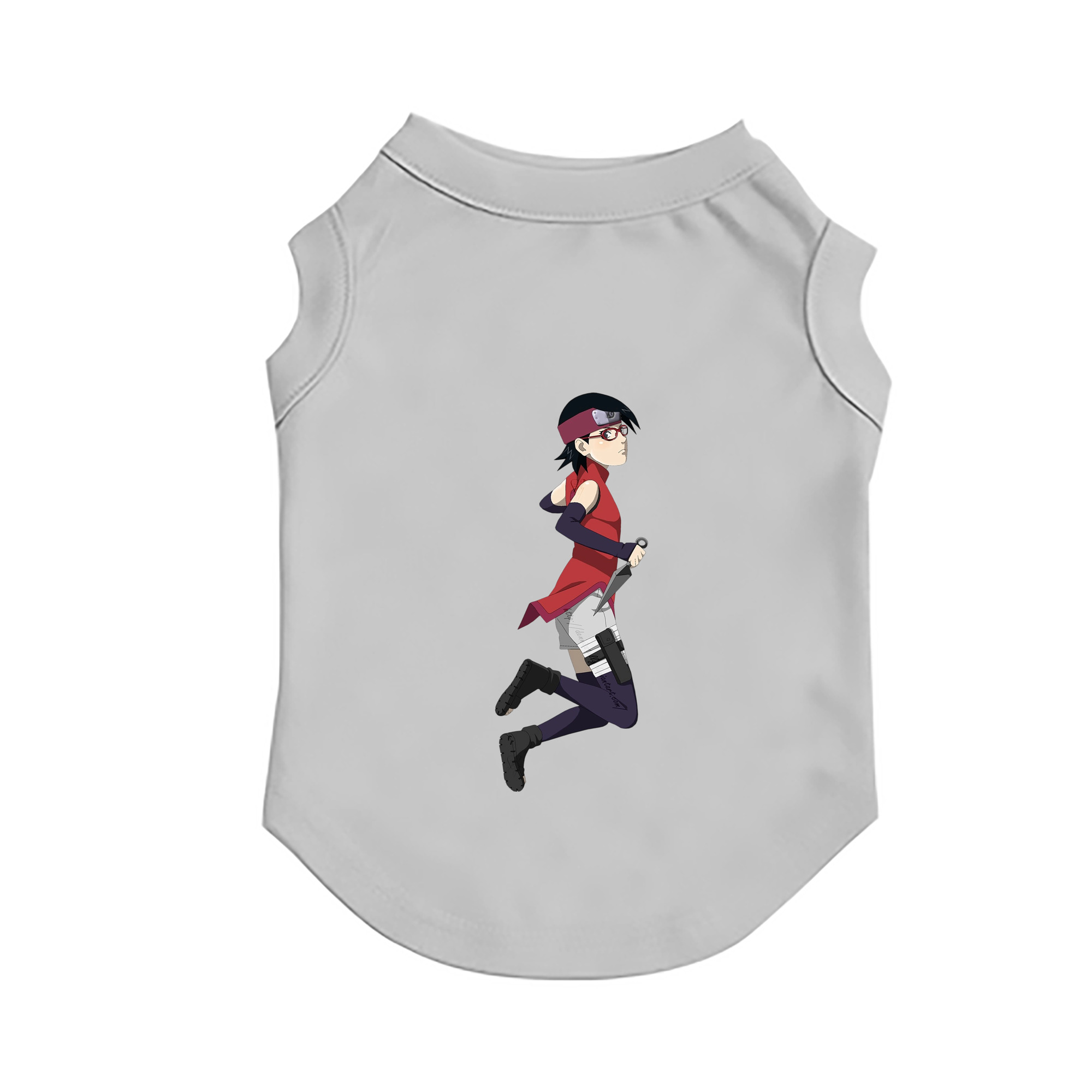 （画像用） NARUTO -ナルト- うちは サラダ Uchiha Sarada ペット用ベスト