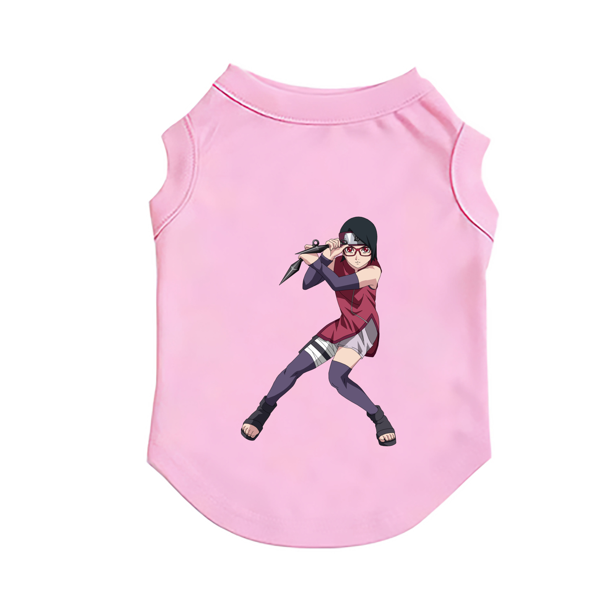 （画像用） NARUTO -ナルト- うちは サラダ Uchiha Sarada ペット用ベスト