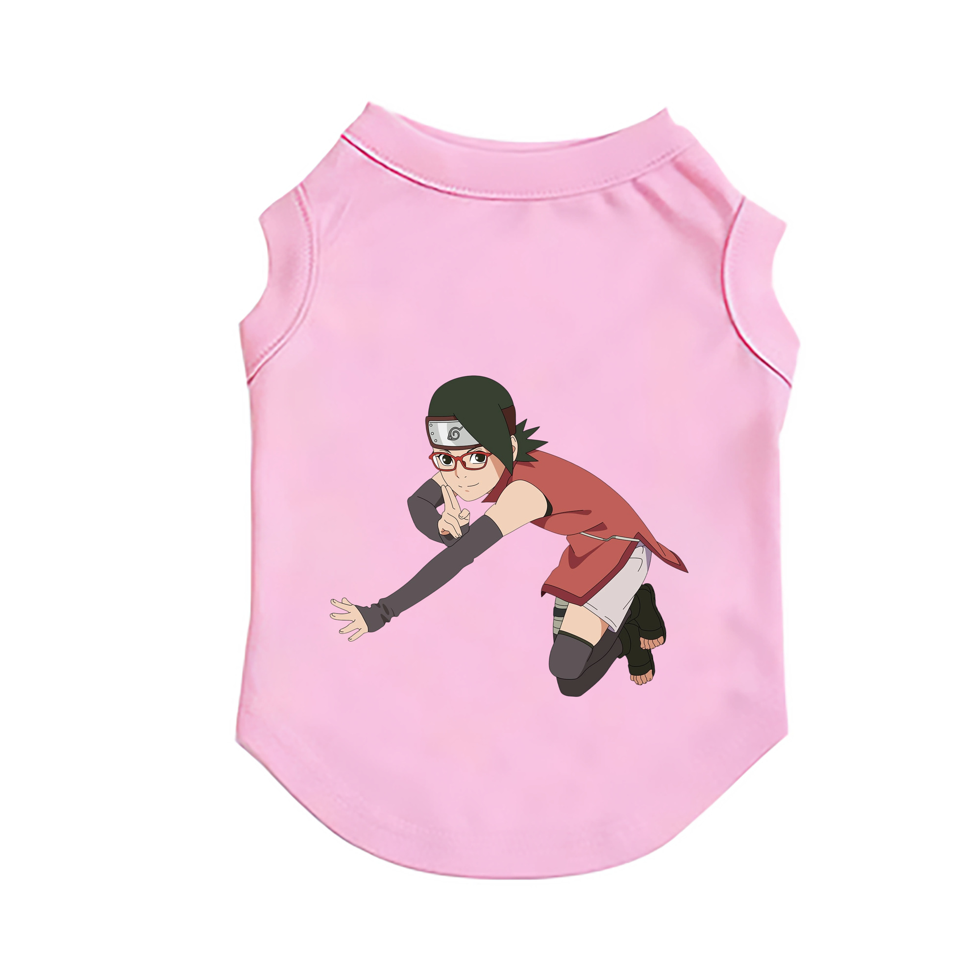 （画像用） NARUTO -ナルト- うちは サラダ Uchiha Sarada ペット用ベスト