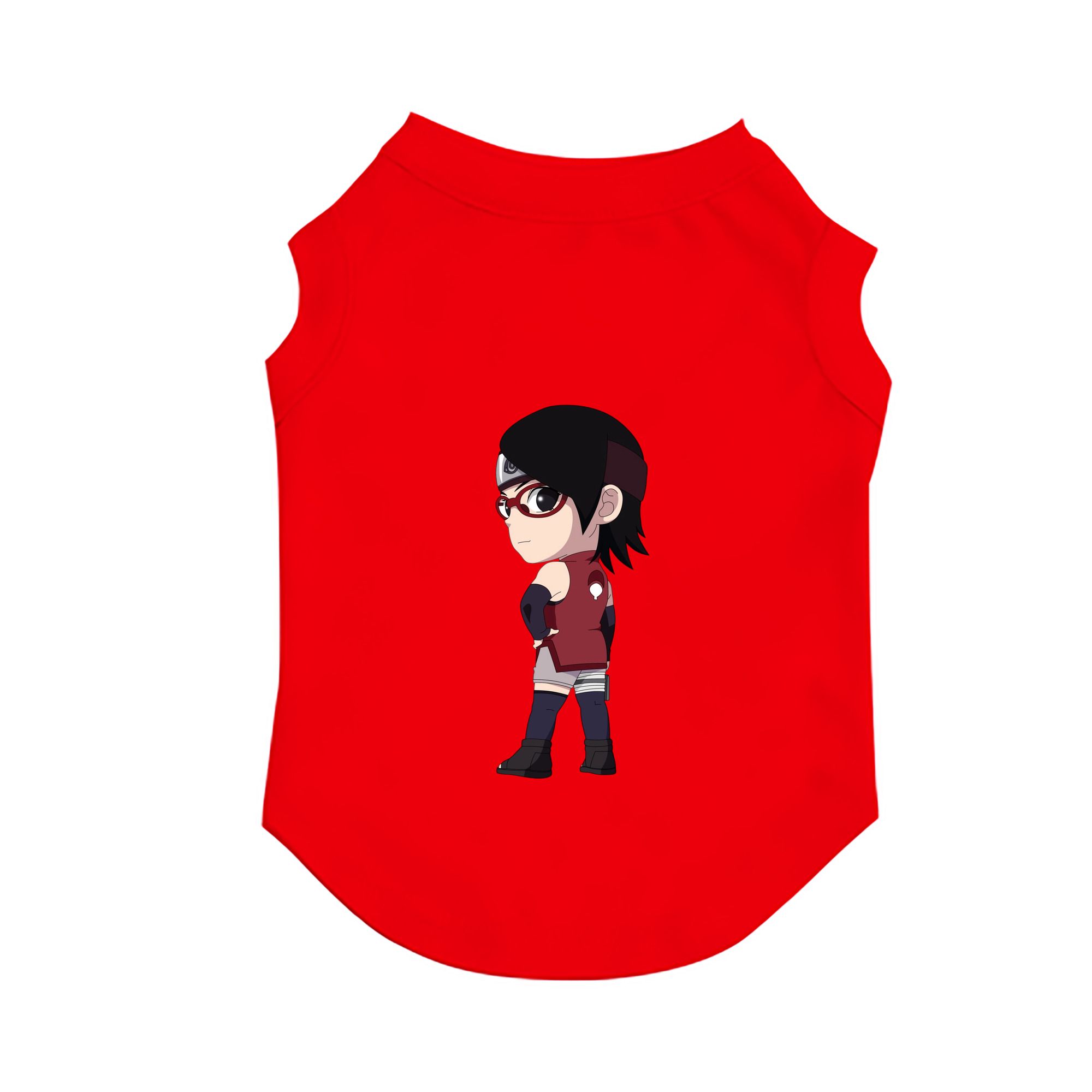 （画像用） NARUTO -ナルト- うちは サラダ Uchiha Sarada ペット用ベスト