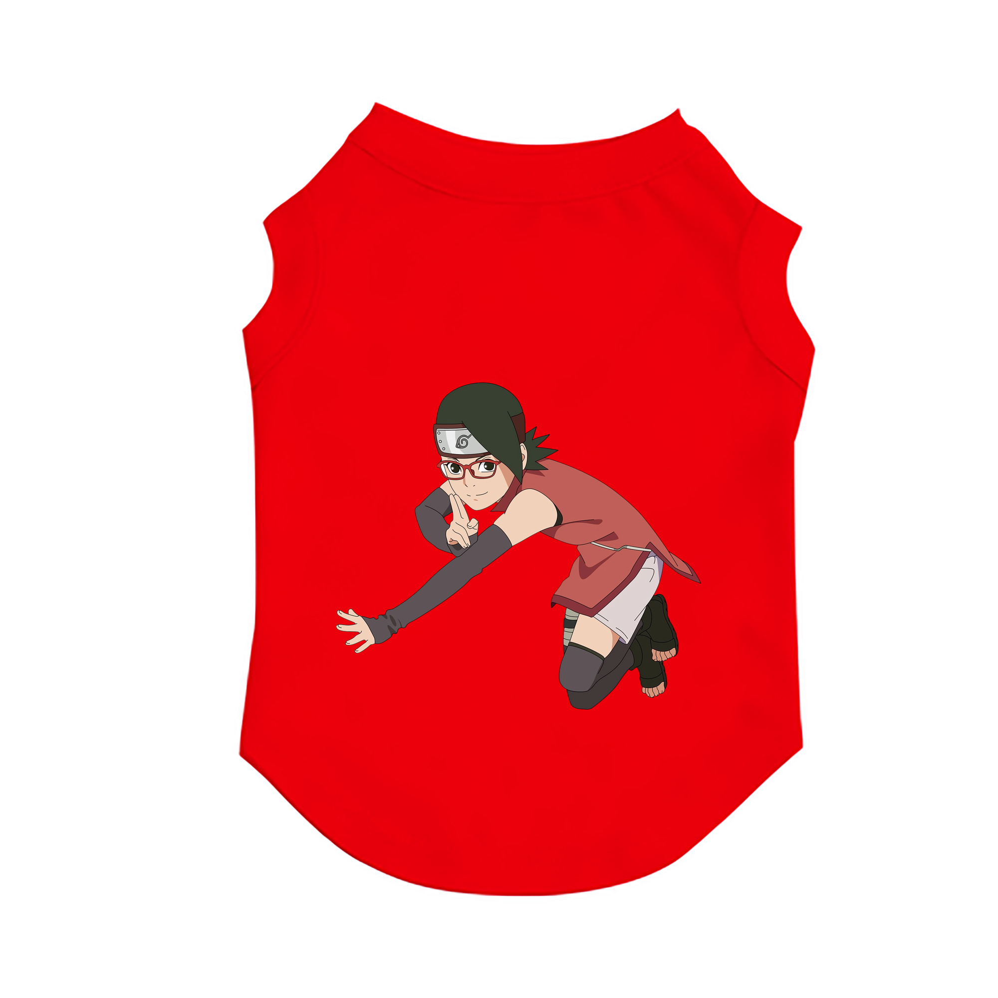 （画像用） NARUTO -ナルト- うちは サラダ Uchiha Sarada ペット用ベスト